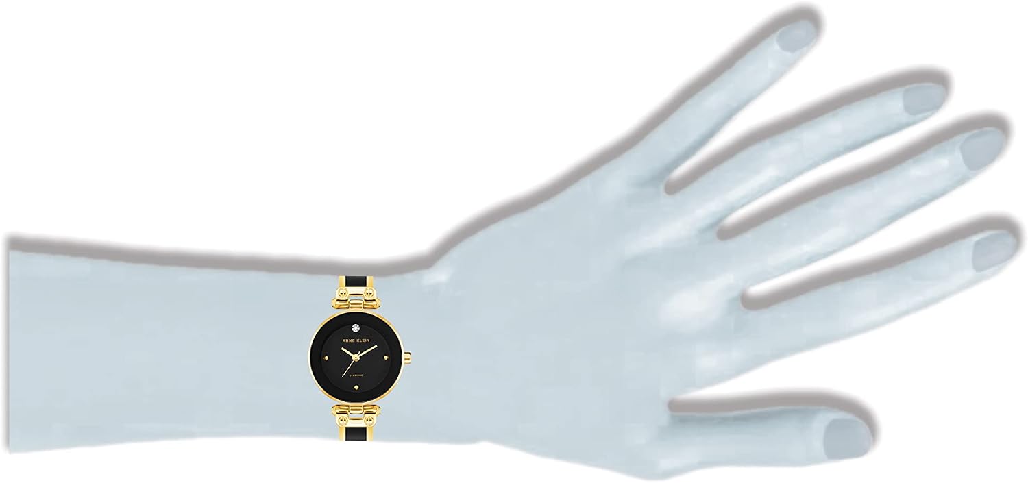 RELOJ DE PULSERA ANNE KLEIN CON DIAMANTES EN ESFERA REDONDA - 3