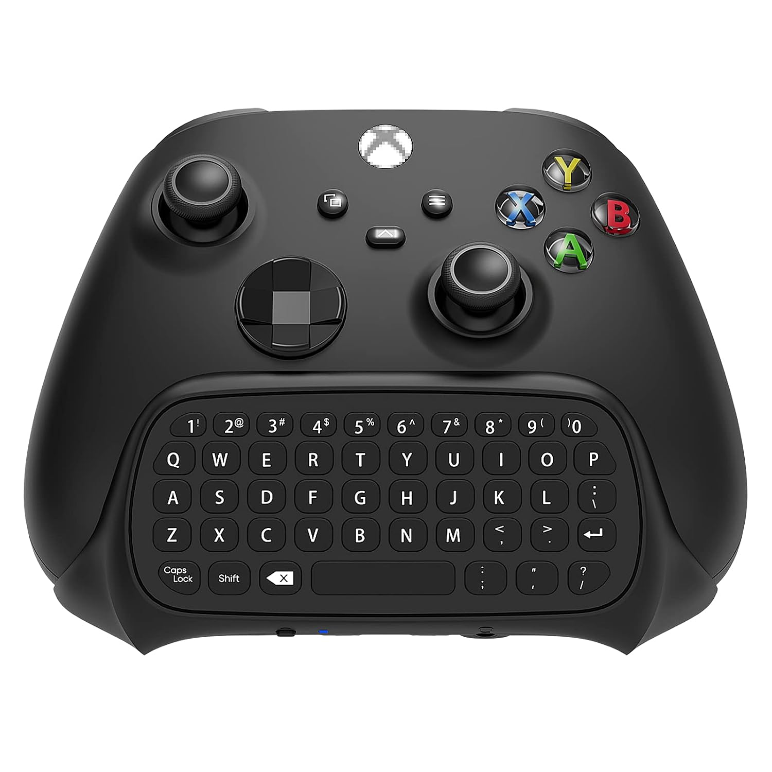 TECLADO FYOUNG PARA XBOX SERIES X/S CONTROLLER, QWERTY 2.4GHZ CON JACK DE AUDIO, NEGRO - 1