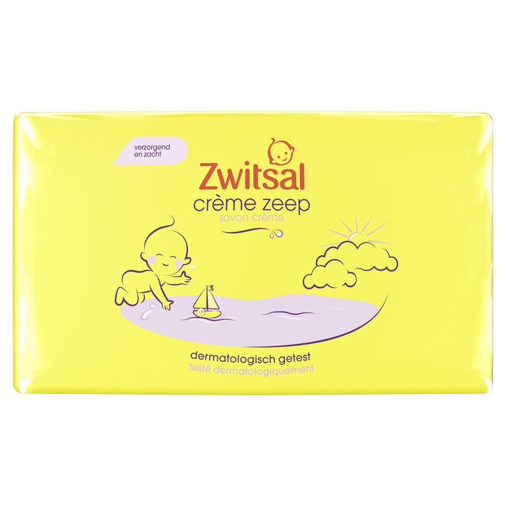 JABÓN CREMOSO ZWITSAL BABY 90G PACK 4 UNIDADES - 1