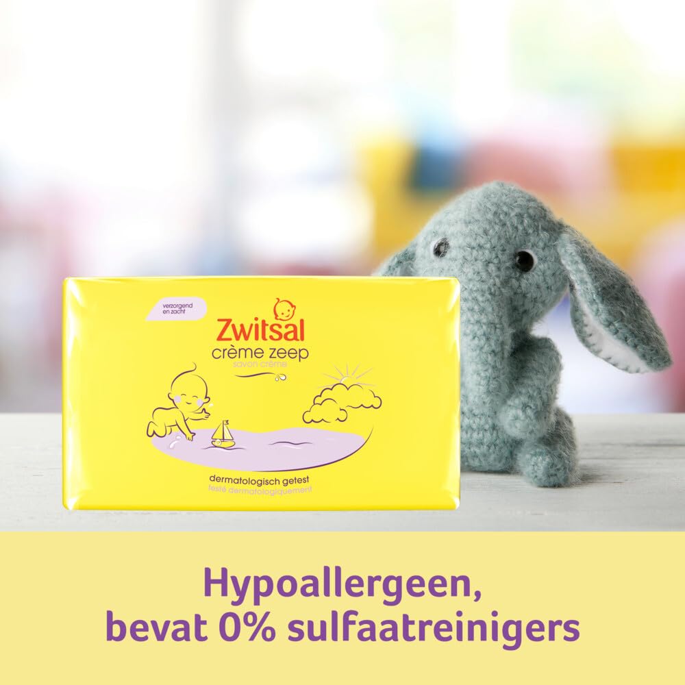 JABÓN CREMOSO ZWITSAL BABY 90G PACK 4 UNIDADES - 3
