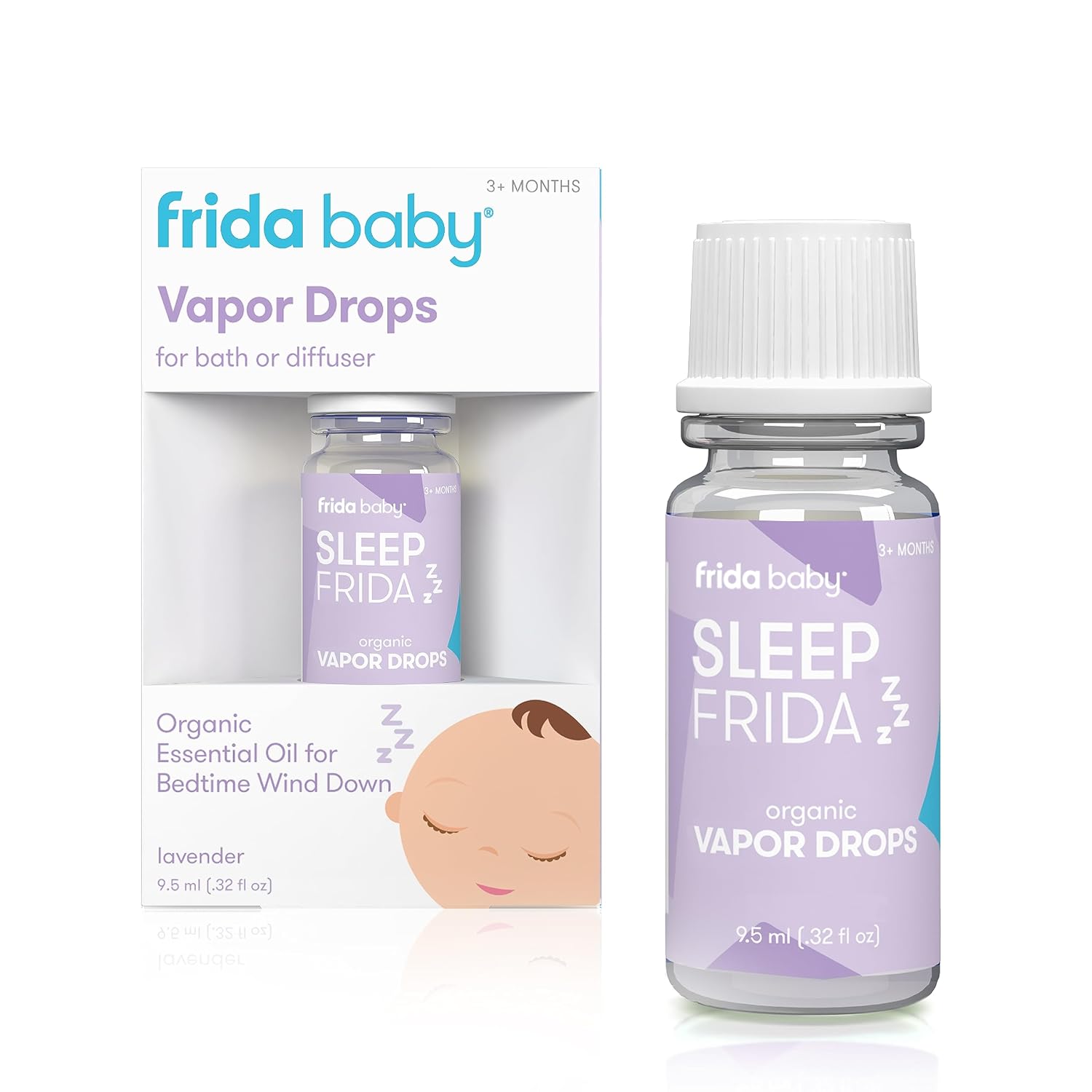 GOTAS DE BAÑO VAPOR FRIDA BABY SUEÑO NATURAL CON ACEITE ESENCIAL DE LAVANDA - 1