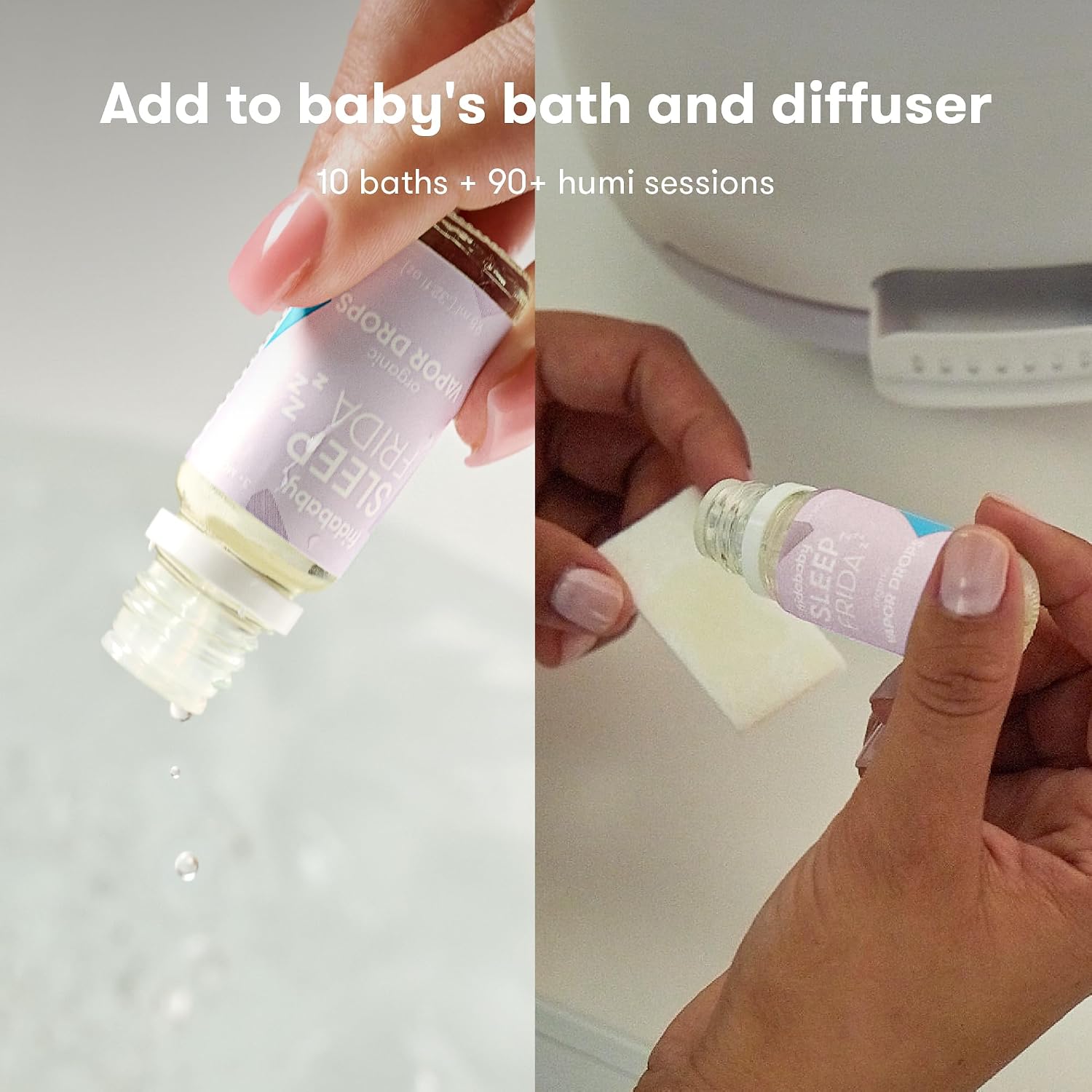 GOTAS DE BAÑO VAPOR FRIDA BABY SUEÑO NATURAL CON ACEITE ESENCIAL DE LAVANDA - 5