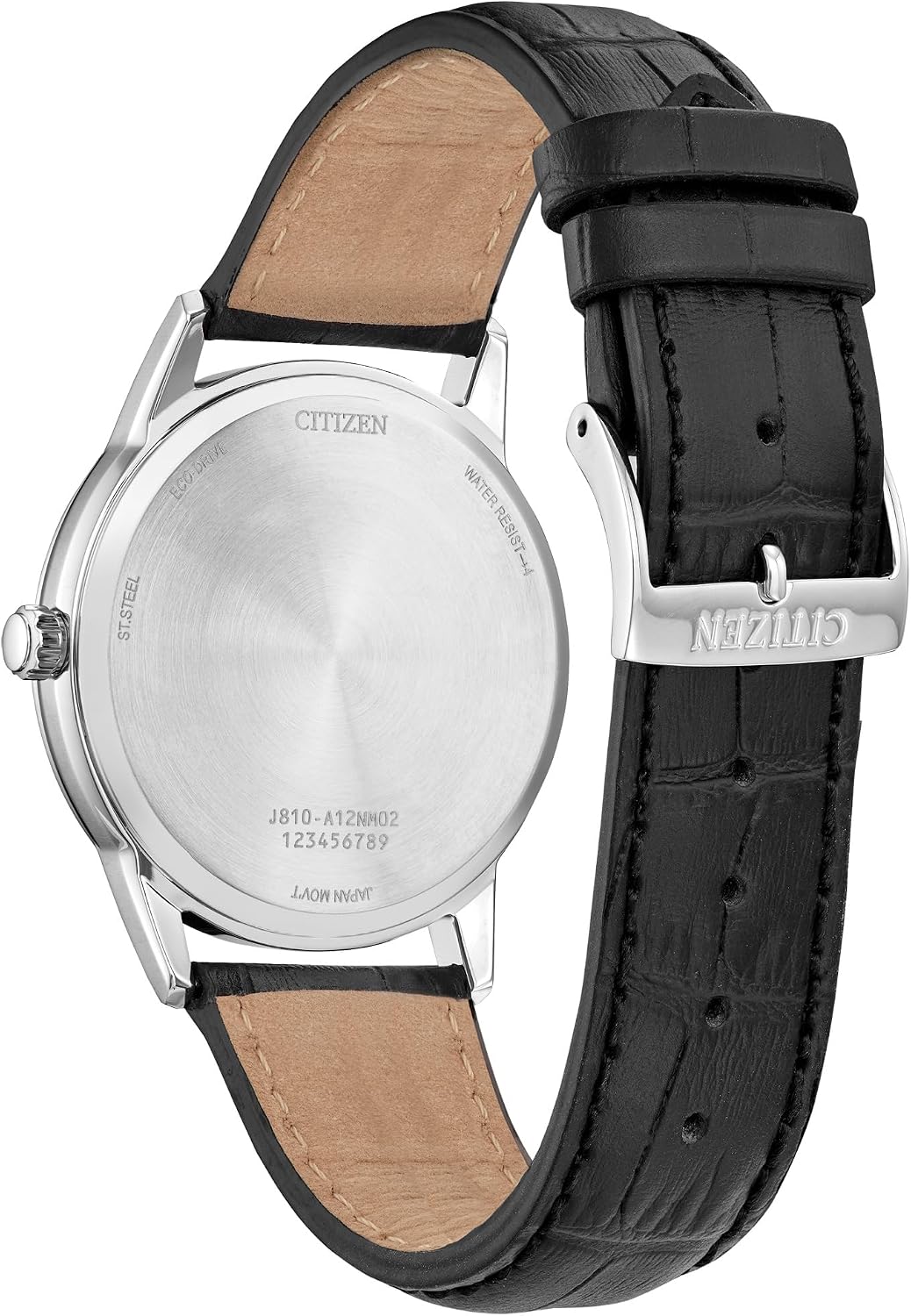 RELOJ CITIZEN MEN'S CLASSIC ECO-DRIVE CORREA DE CUERO NEGRO - 3