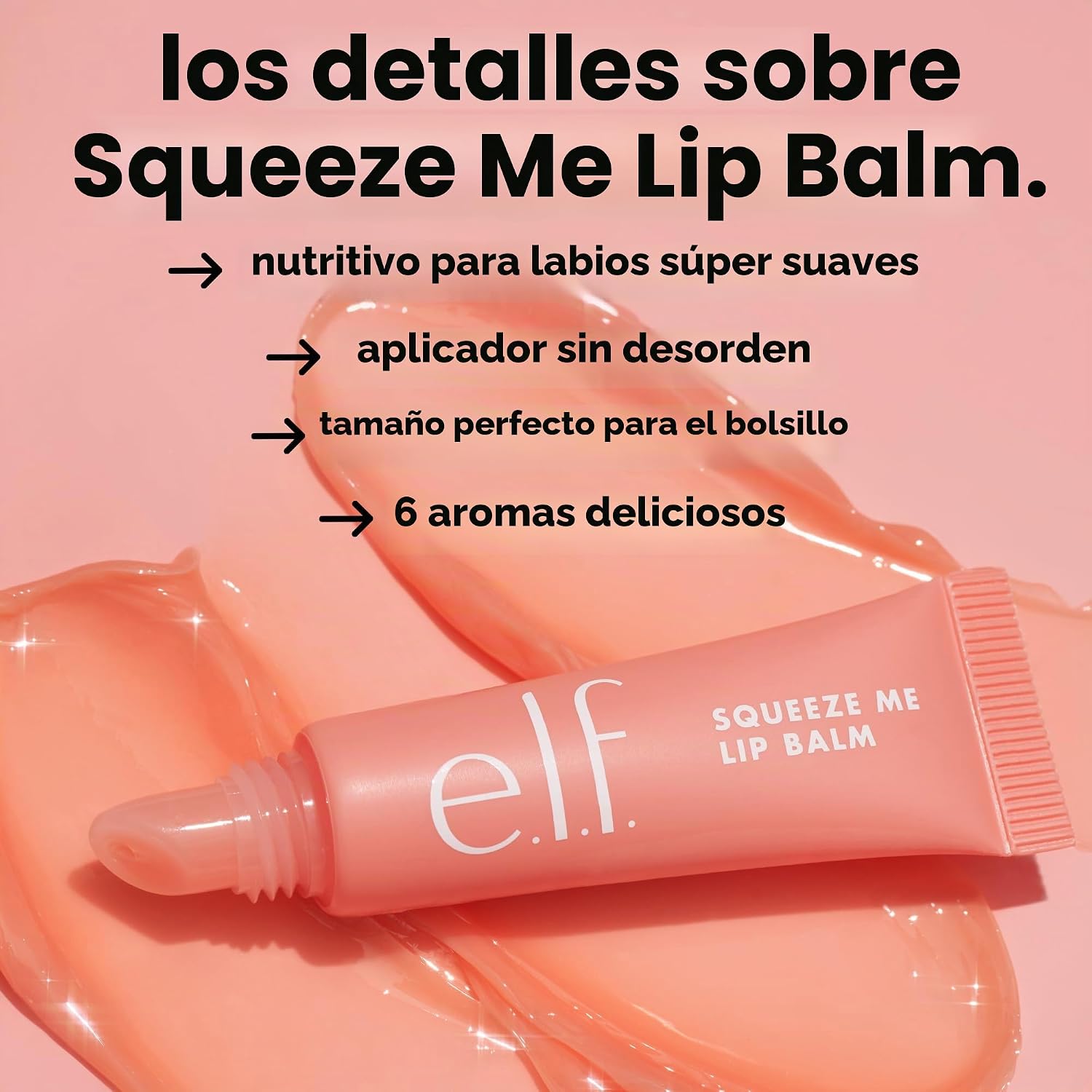 BÁLSAMO LABIAL E.L.F. SQUEEZE ME FRESA - 5