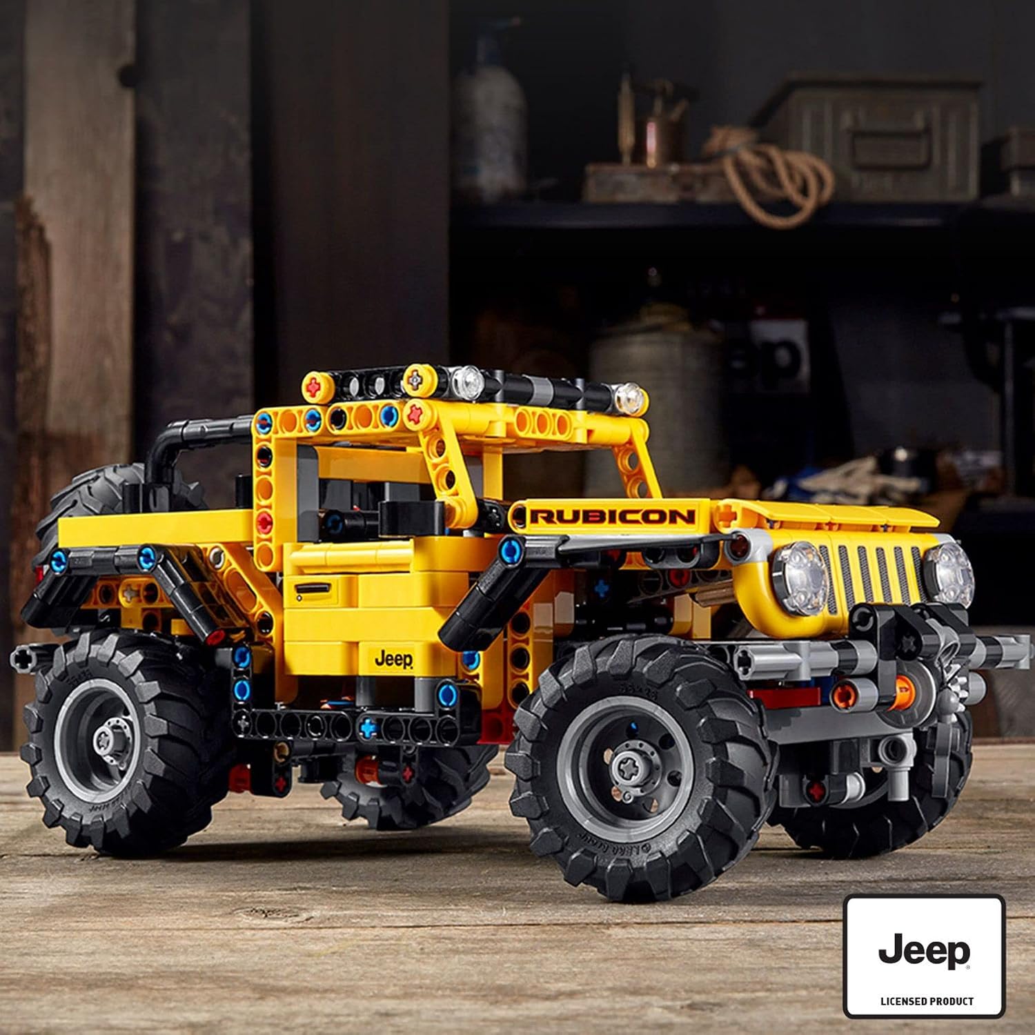 LEGO TECHNIC JEEP WRANGLER 4X4 42122 AMARILLO Y NEGRO - 2
