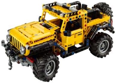 LEGO TECHNIC JEEP WRANGLER 4X4 42122 AMARILLO Y NEGRO - 4