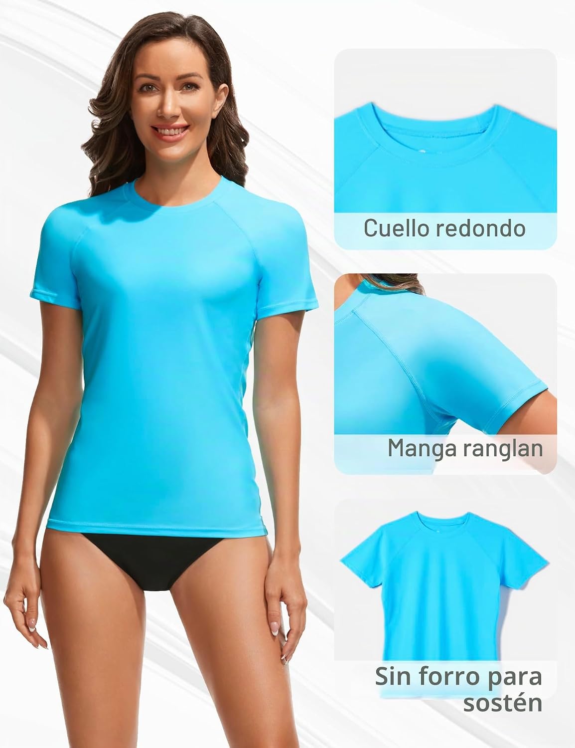 POLERA DE BAÑO BONNEUITBEBE UPF 50+ MANGA CORTA RASH GUARD - 4