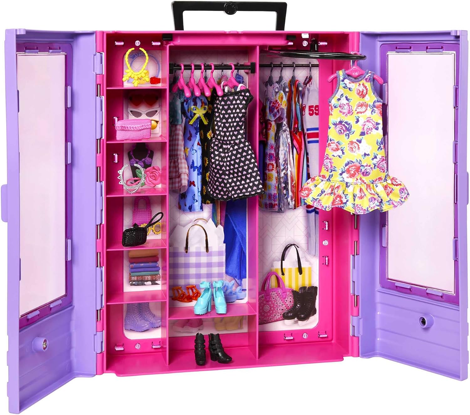 SET BARBIE FASHIONISTAS ULTIMATE CLOSET PORTÁTIL CON MUÑECA Y ACCESORIOS - 2