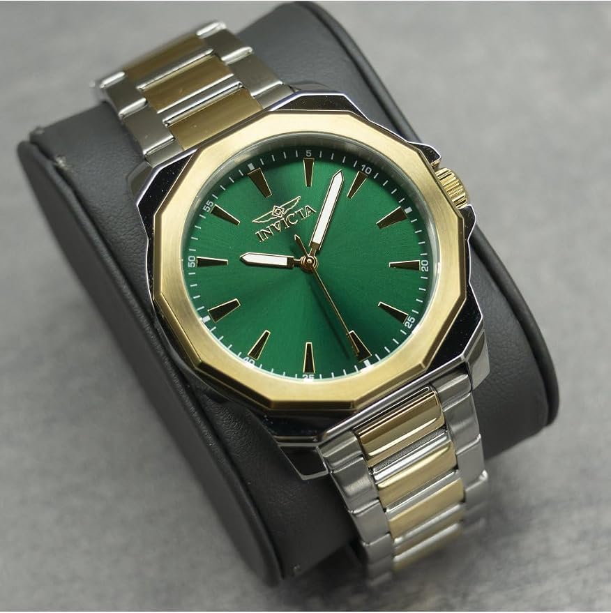 RELOJ INVICTA SPEEDWAY 42MM ACERO INOXIDABLE CUARZO ESFERA VERDE - 4