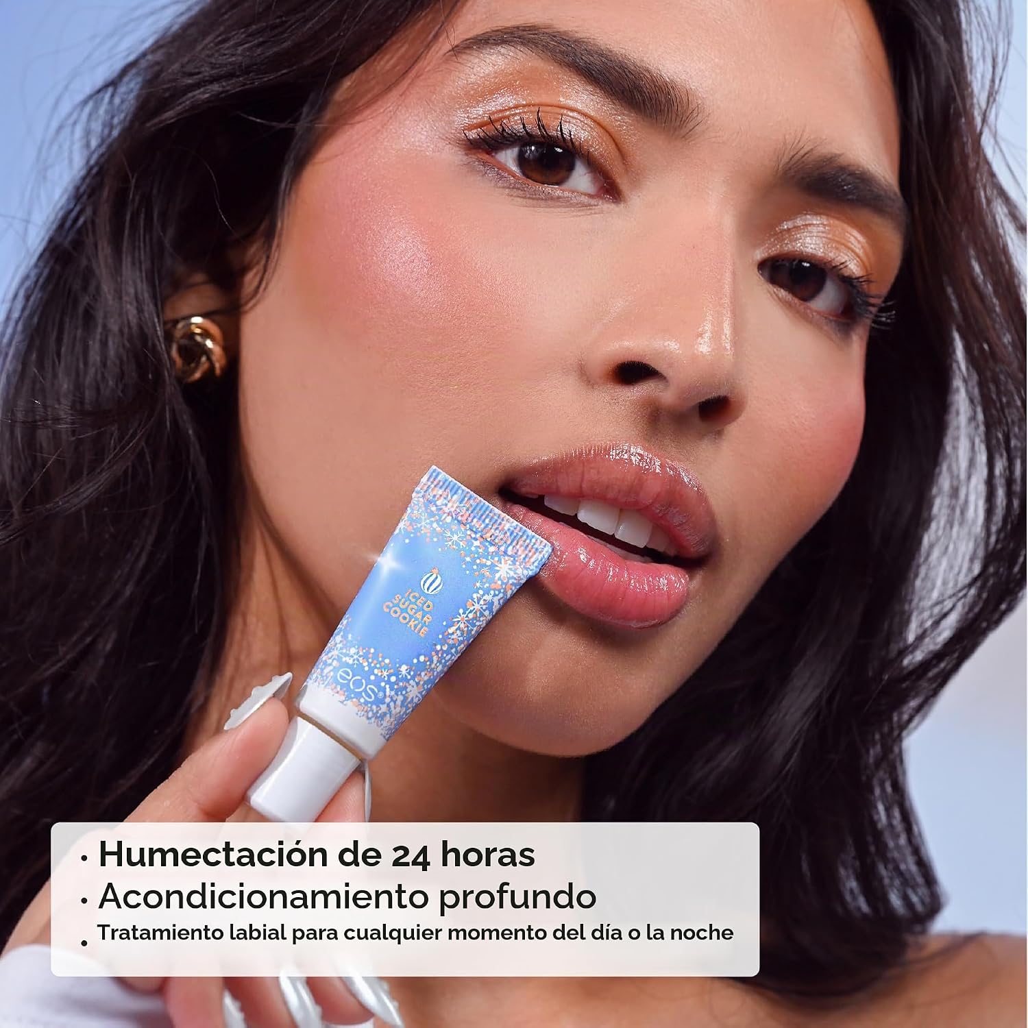 BÁLSAMO LABIAL EOS HOLIDAY 24H MOISTURE MINI SUPER BALM SET, PACK 3 UNIDADES - 3