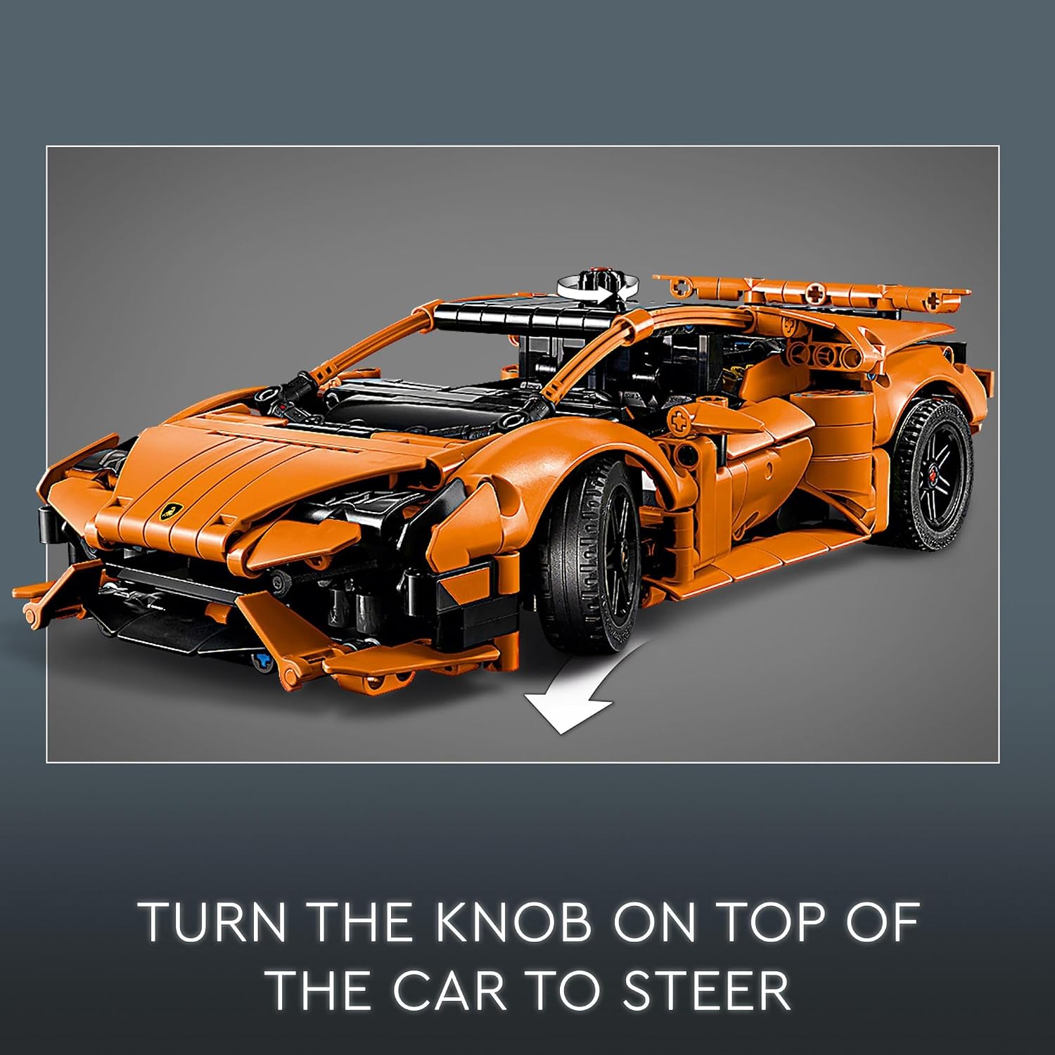 LEGO TECHNIC LAMBORGHINI HURACÁN TECNICA NARANJA 42196 - 4