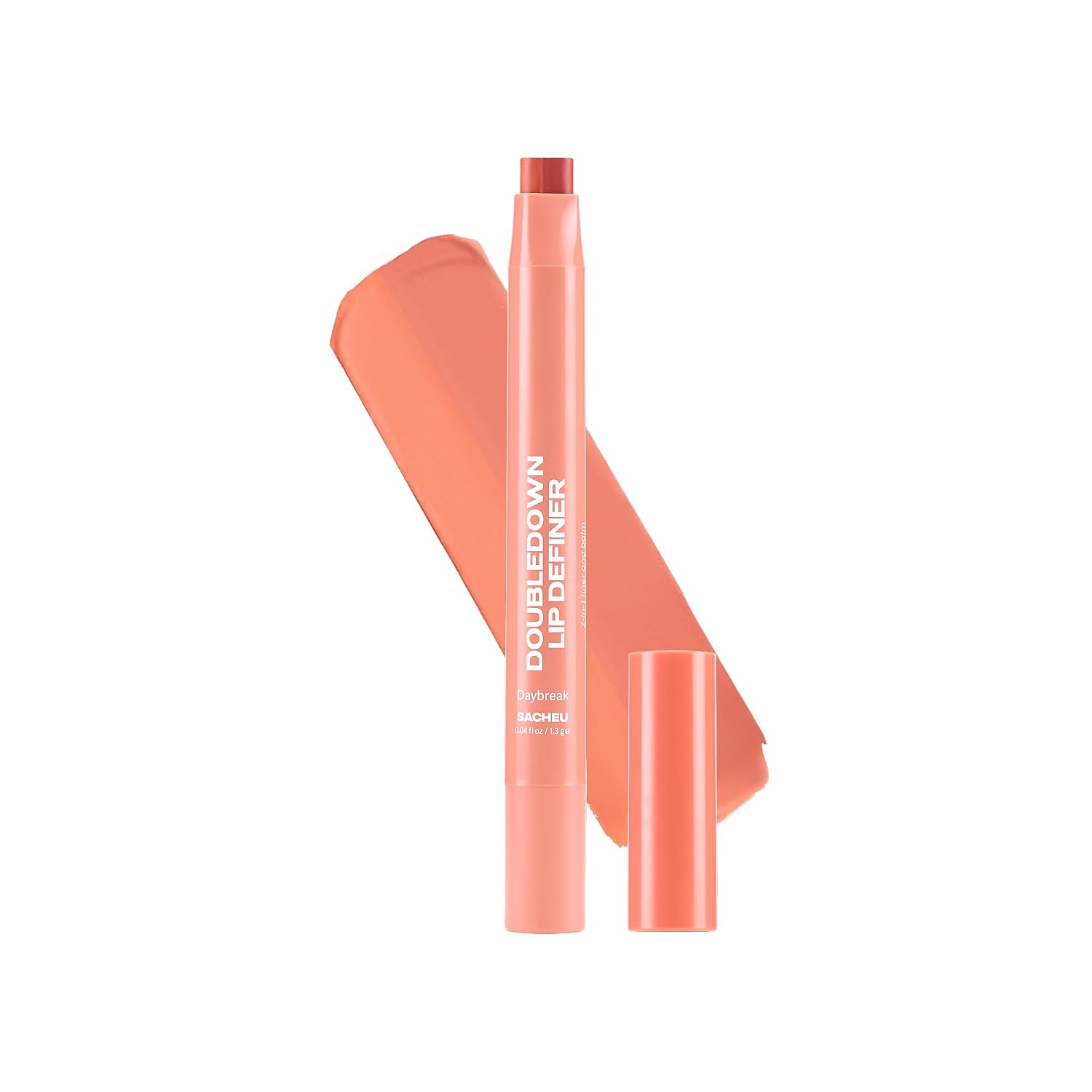 SACHEU DOUBLEDOWN LIP DEFINER 2-IN-1 LÁPIZ Y BÁLSAMO LABIAL DAYBREAK - 1