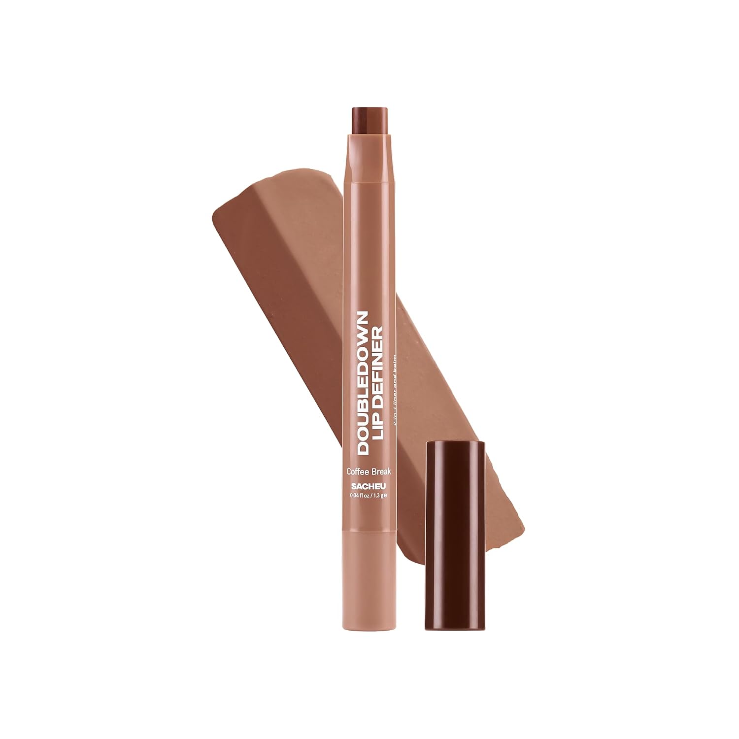 SACHEU DOUBLEDOWN LIP DEFINER LÁPIZ LABIAL 2 EN 1 COFFEE BREAK - 1