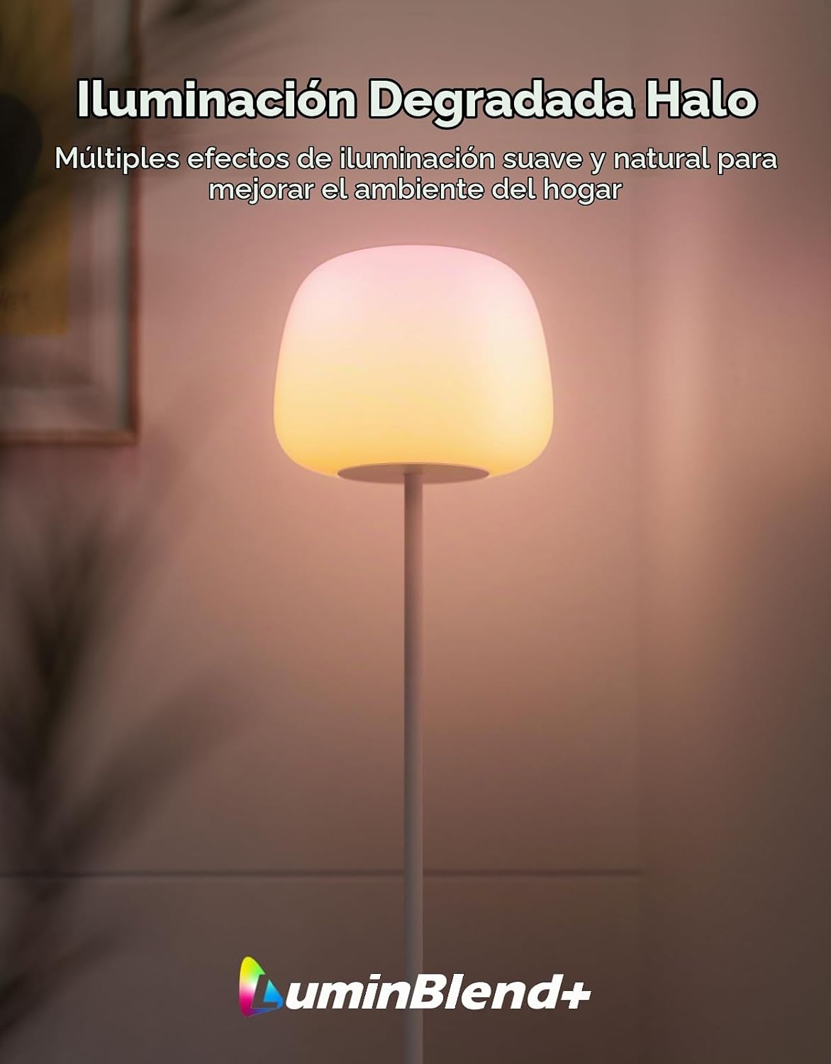 LÁMPARA DE PIE GOVEE LANTERN HALO GRADIENT RGBIC SMART CORNER MULTICOLOR - 2