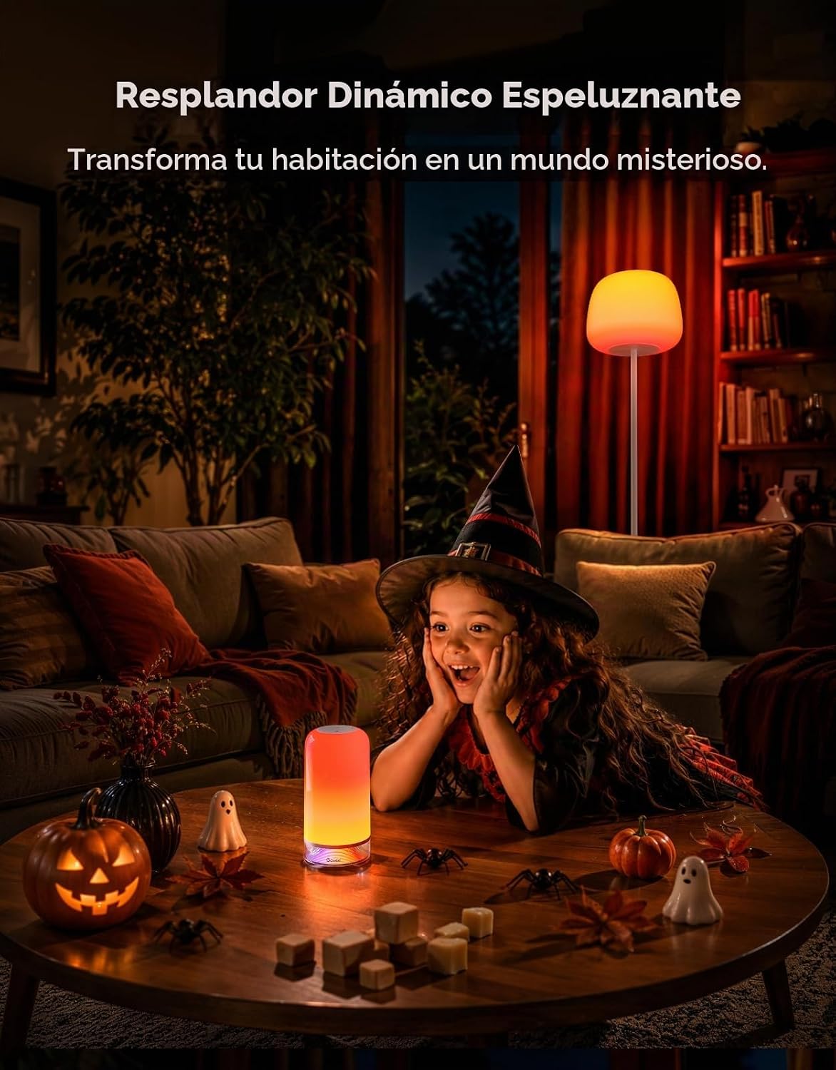 LÁMPARA DE PIE GOVEE LANTERN HALO GRADIENT RGBIC SMART CORNER MULTICOLOR - 3