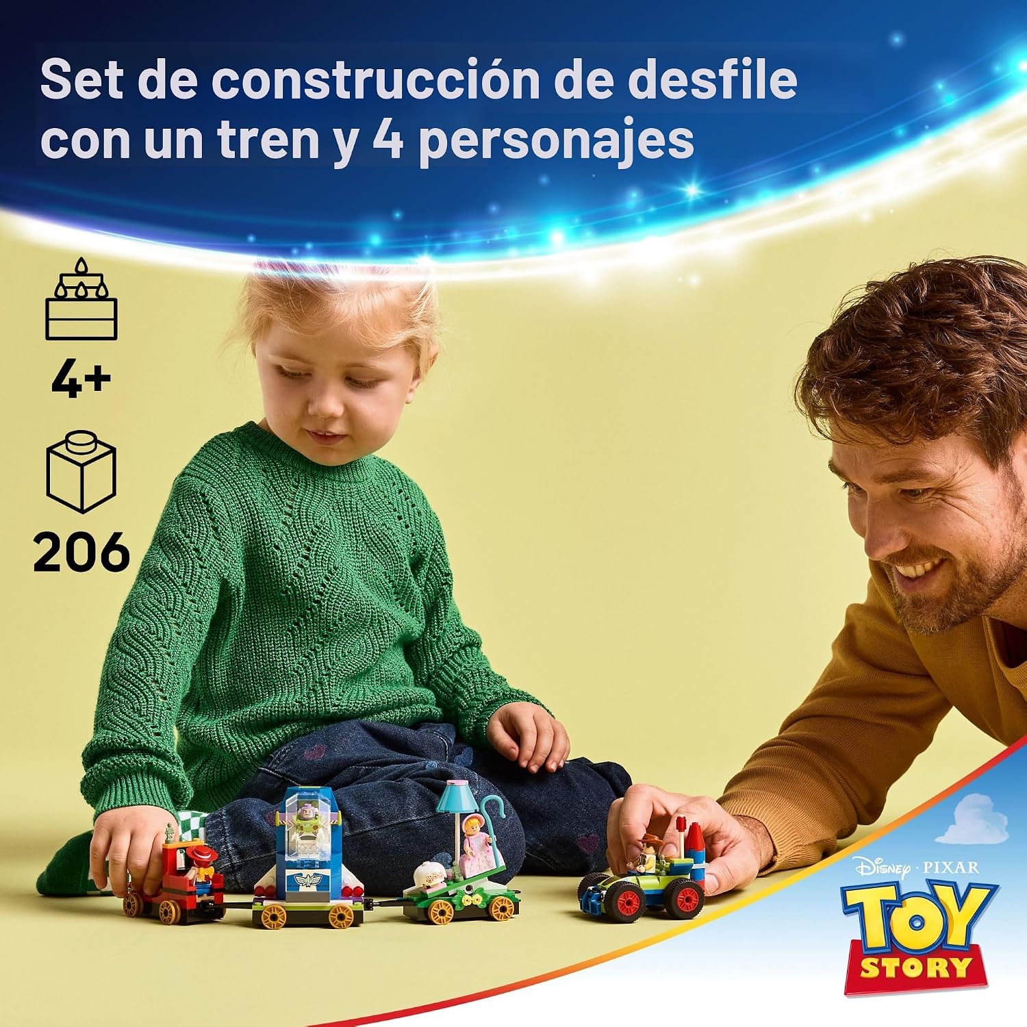 SET DE CONSTRUCCIÓN LEGO DISNEY TOY STORY CELEBRATION TRAIN Y RC CAR 206 PIEZAS - 2