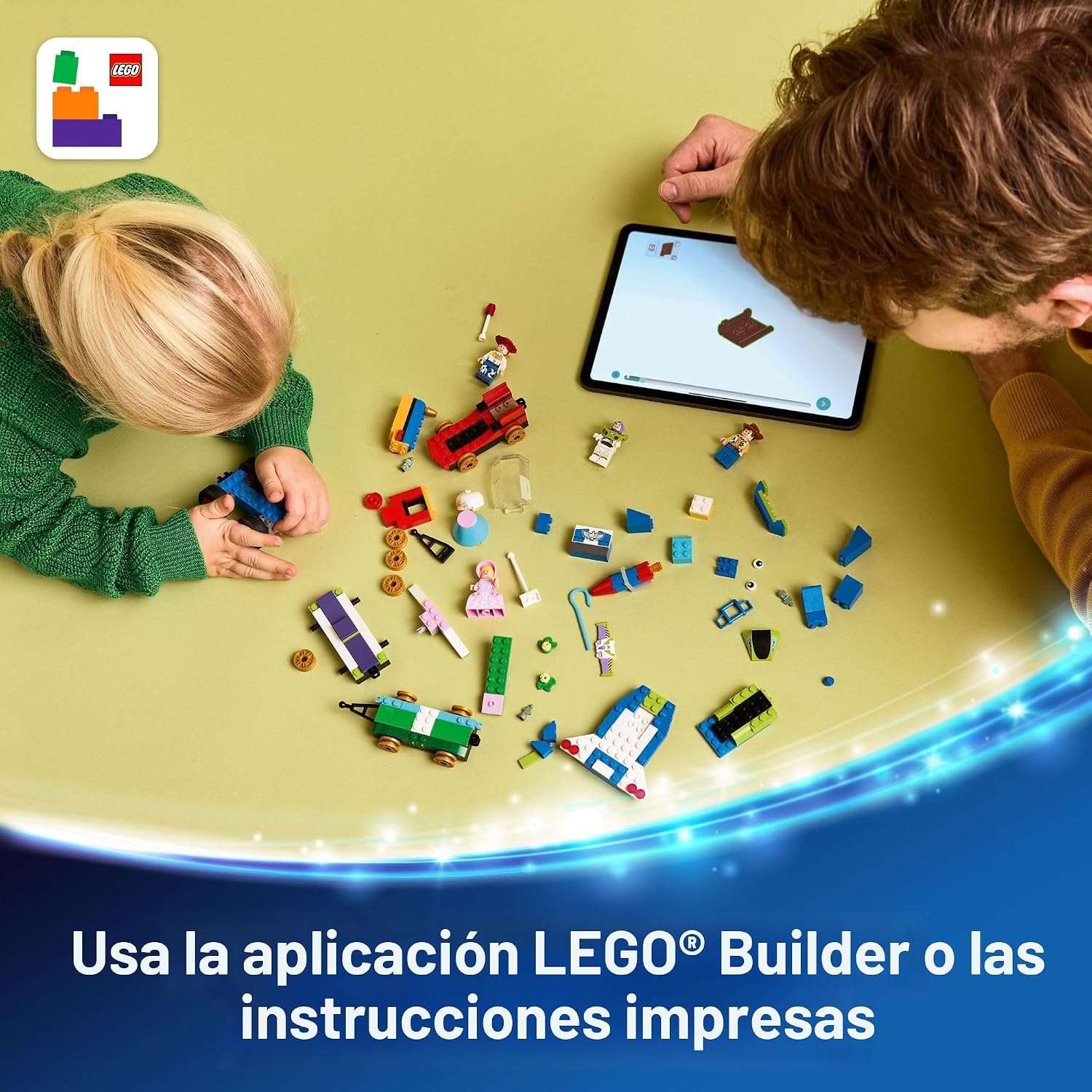 SET DE CONSTRUCCIÓN LEGO DISNEY TOY STORY CELEBRATION TRAIN Y RC CAR 206 PIEZAS - 4