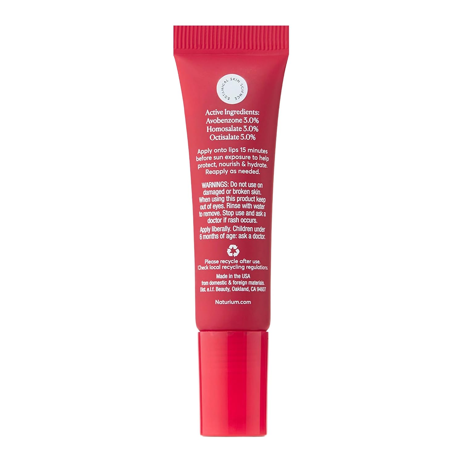 BÁLSAMO LABIAL NATURIUM PHYTO-GLOW SPF 45 OASIS 10 ML - 2
