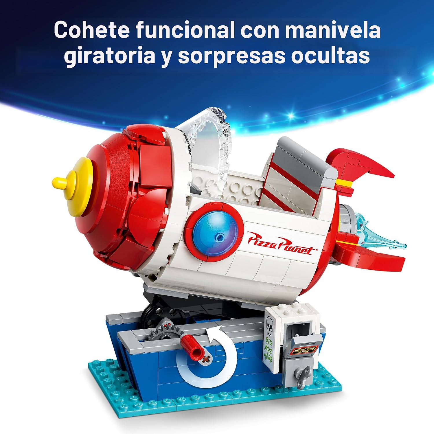 LEGO DISNEY Y PIXAR TOY STORY ALIEN CON PIZZA PLANET ROCKET RIDE 43307 - 5