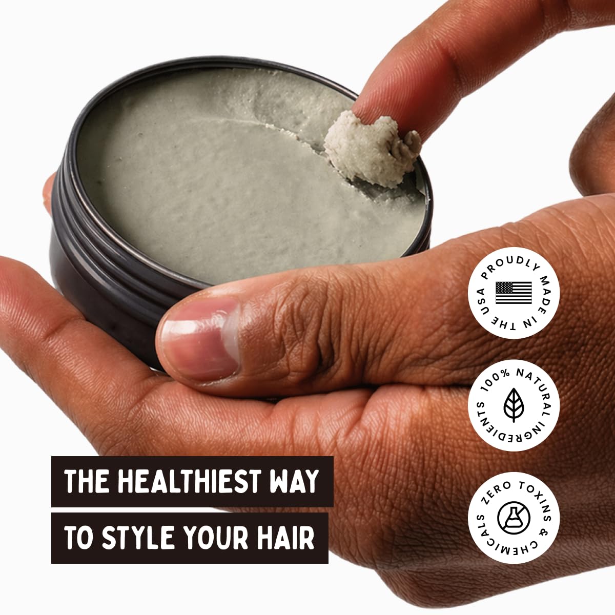 CREMA PARA PEINAR EARTH WAVE TALLOW HAIR CLAY MEDIUM HOLD 2.5 OZ - 5