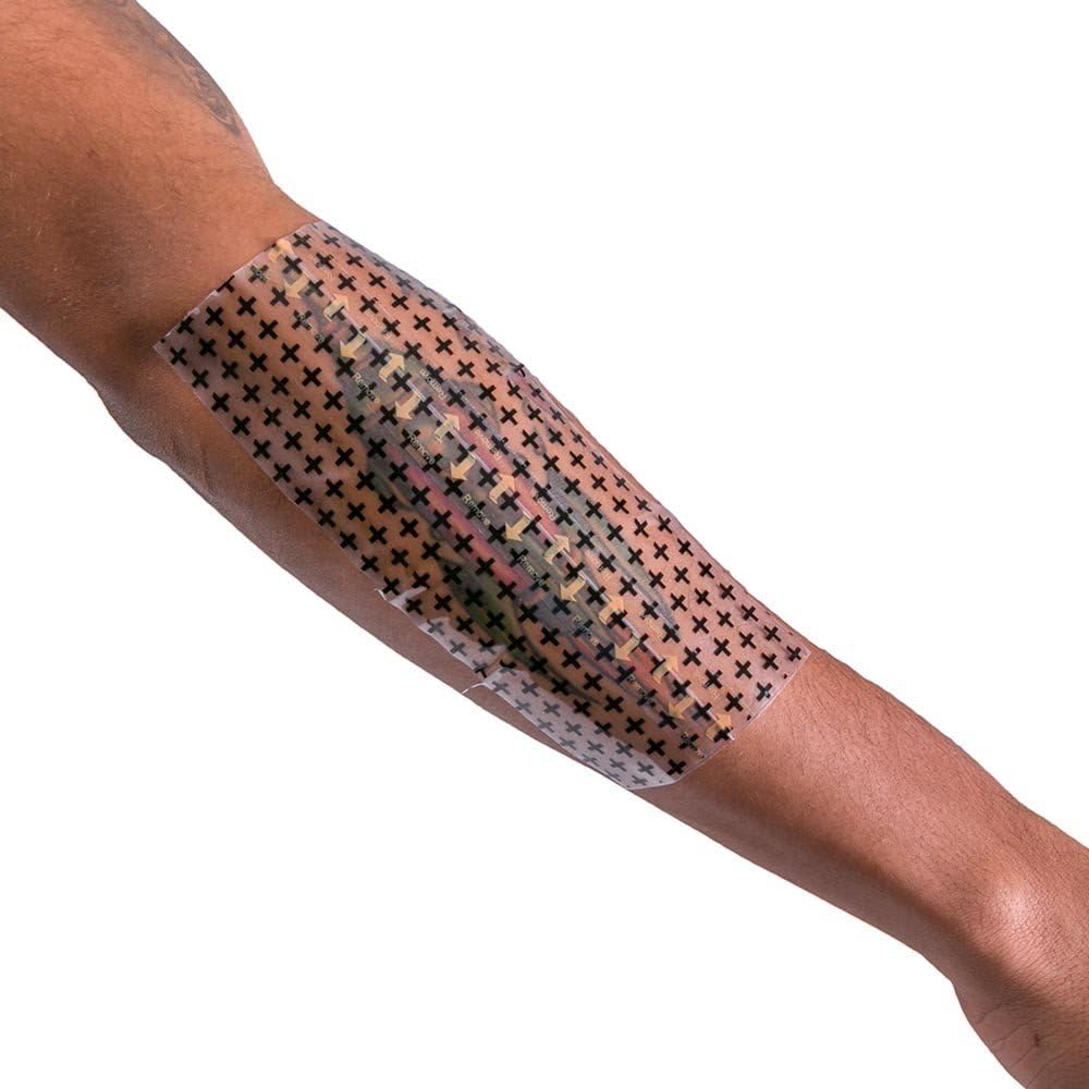 PARCHE DE PROTECCIÓN RECOVERY AFTERCARE DERM SHIELD PARA TATUAJES TRANSPARENTE MATE 7.9' X 8 YD - 5