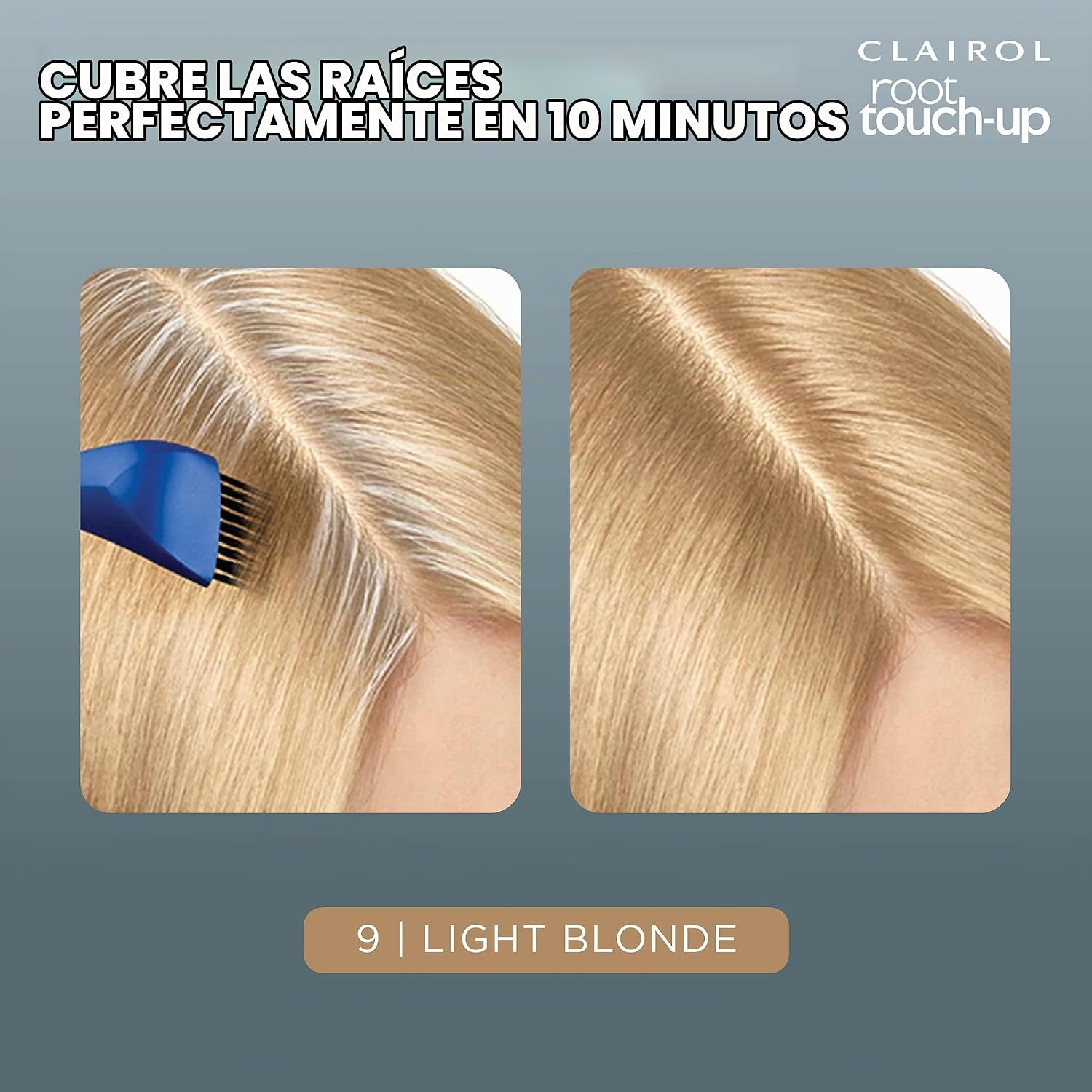 TINTURA PERMANENTE CLAIROL ROOT TOUCH UP 9 RUBIO CLARO PACK DE 2 - 3