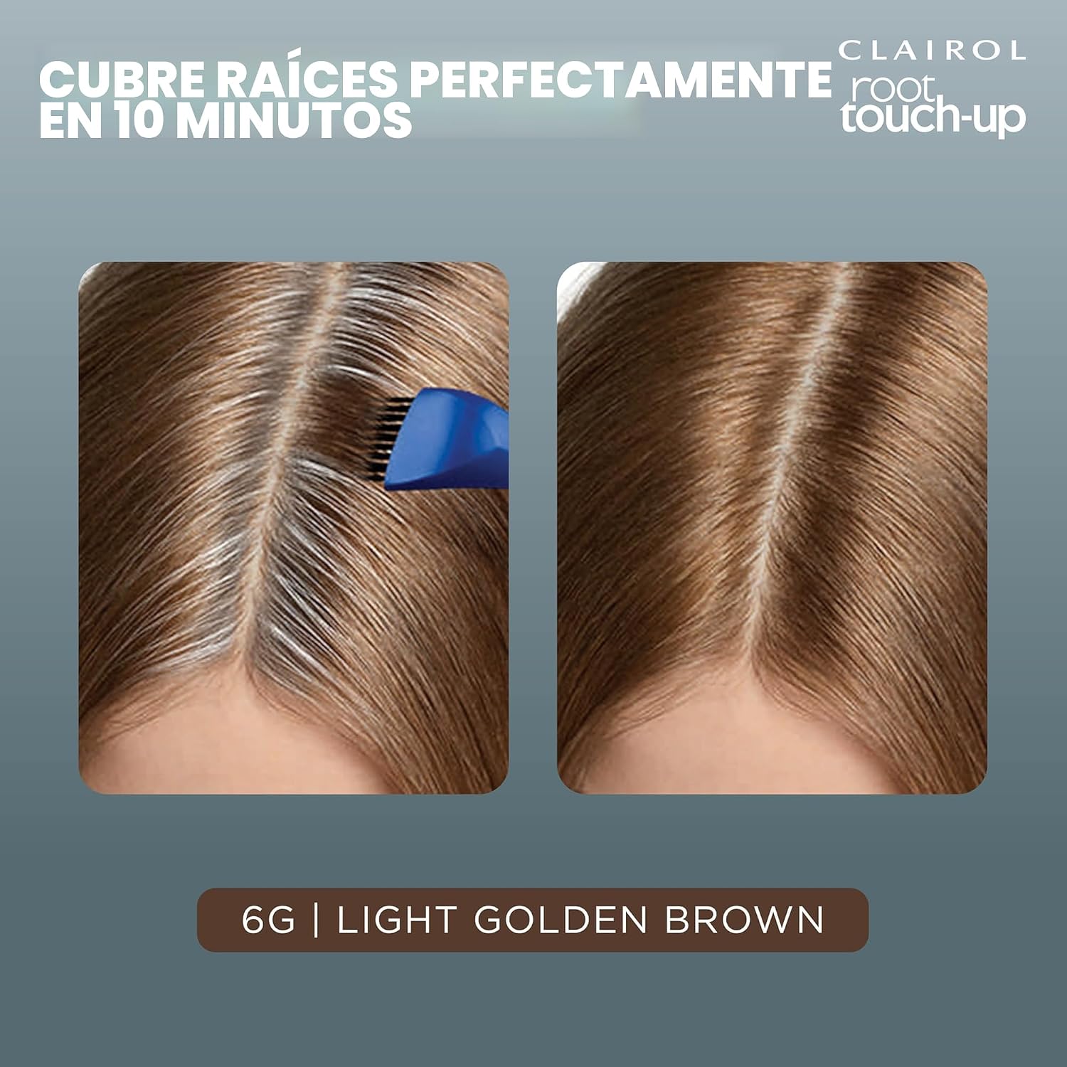 TINTURA PERMANENTE CLAIROL ROOT TOUCH UP 6G CASTAÑO DORADO CLARO PACK DE 2 - 3