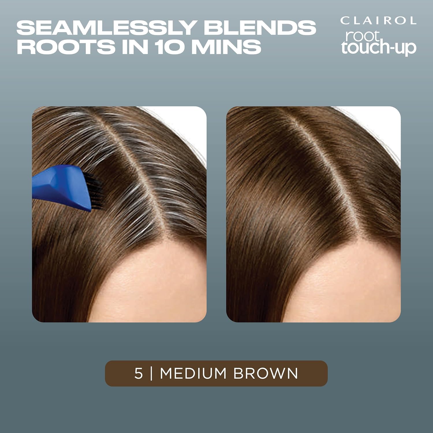 TINTURA PERMANENTE CLAIROL ROOT TOUCH UP CASTAÑO MEDIO 5, PACK DE 2 - 3