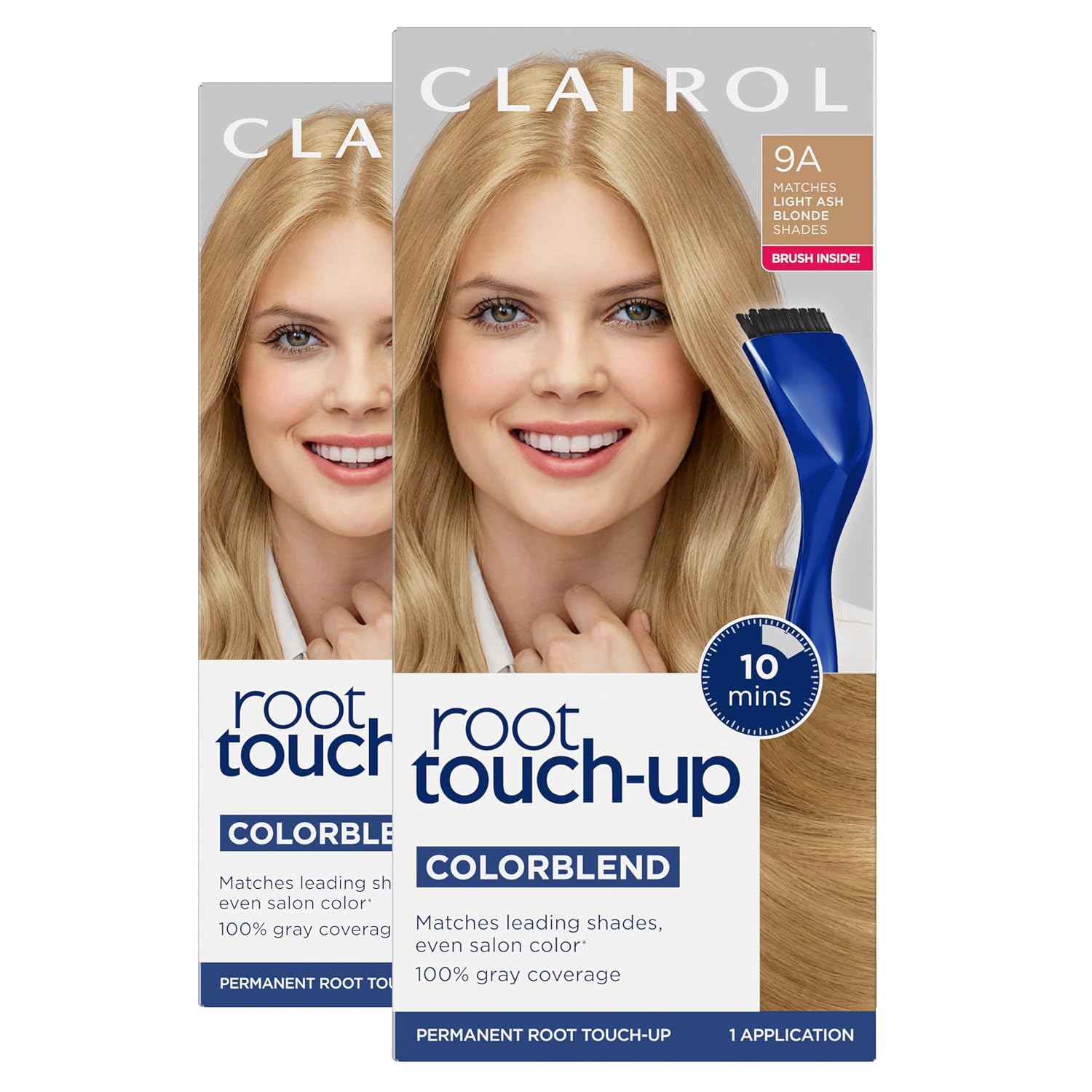 TINTURA PERMANENTE CLAIROL ROOT TOUCH UP 9A RUBIO CENIZO CLARO PACK DE 2 - 1
