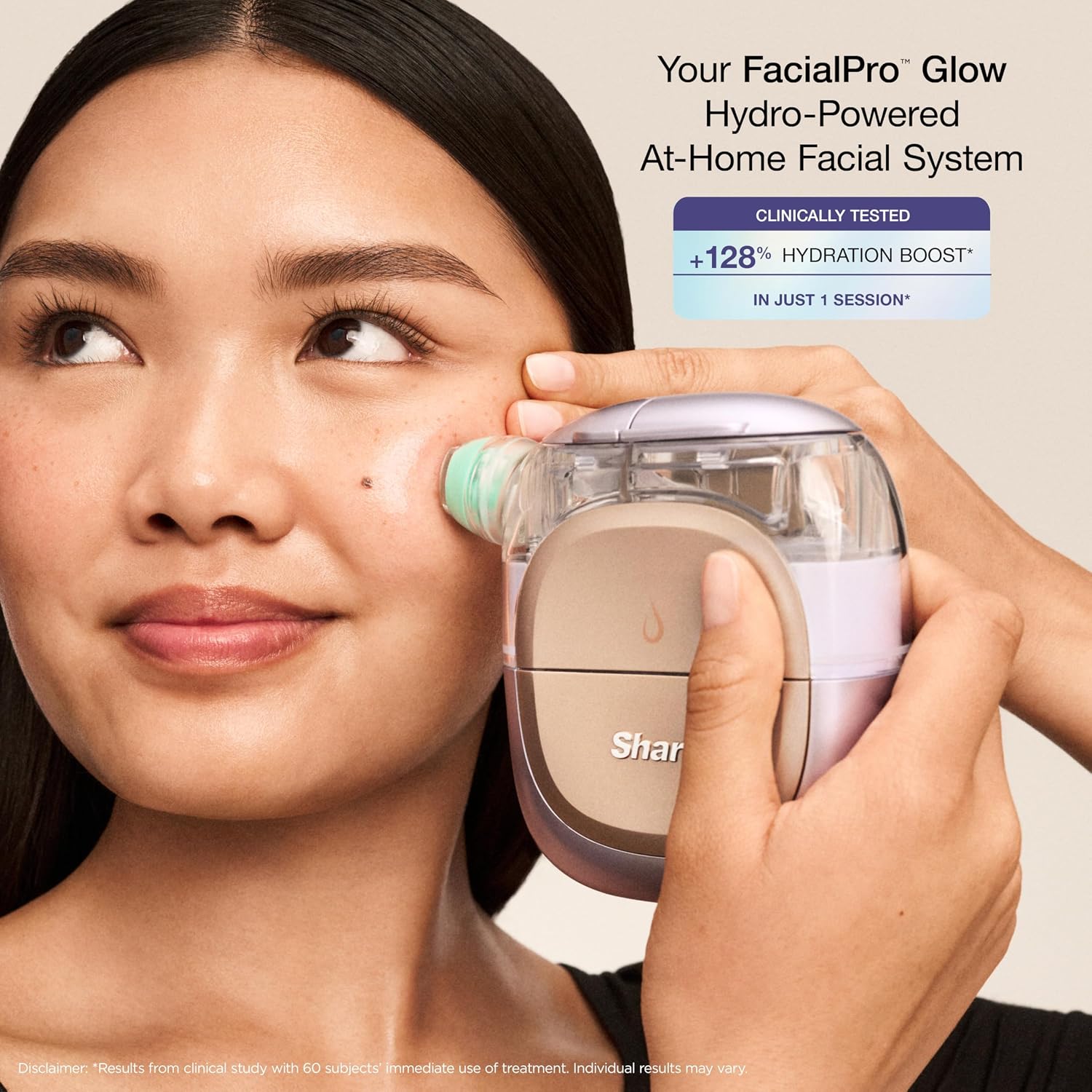 SHARK FACIALPRO GLOW + DEPUFFI 2-EN-1 FACIAL Y CONTRAST THERAPY FH320BK - 3