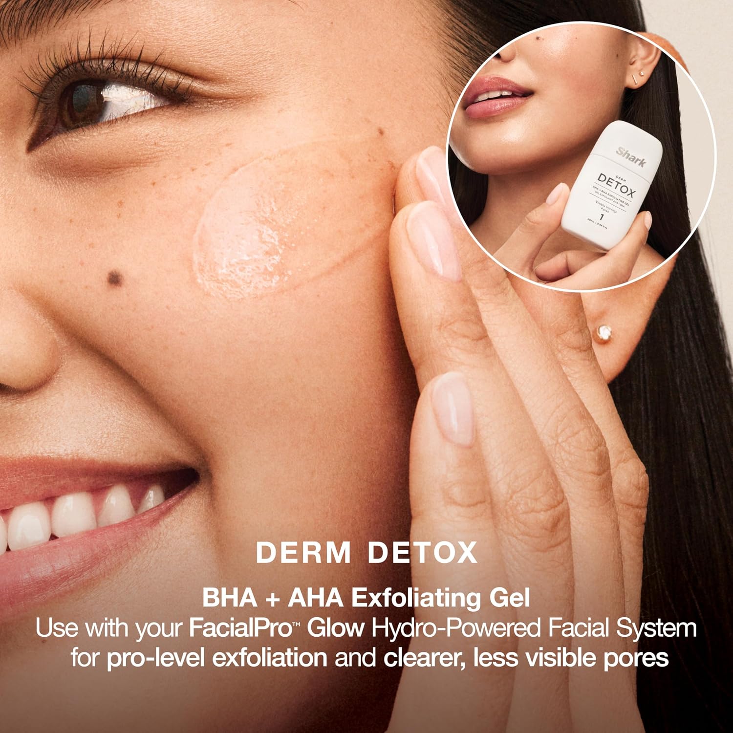 SHARK FACIALPRO GLOW + DEPUFFI 2-EN-1 FACIAL Y CONTRAST THERAPY FH320BK - 5