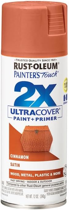 PINTURA EN SPRAY RUST-OLEUM PAINTER'S TOUCH 2X ULTRA COVER 12 OZ CANELA SATINADO PACK 6 - 1