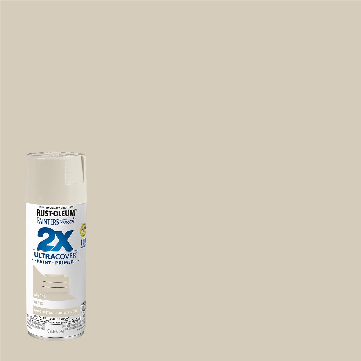 PINTURA EN SPRAY RUST-OLEUM PAINTER'S TOUCH 2X ULTRA COVER 12 OZ ALMENDRA BRILLO - 2