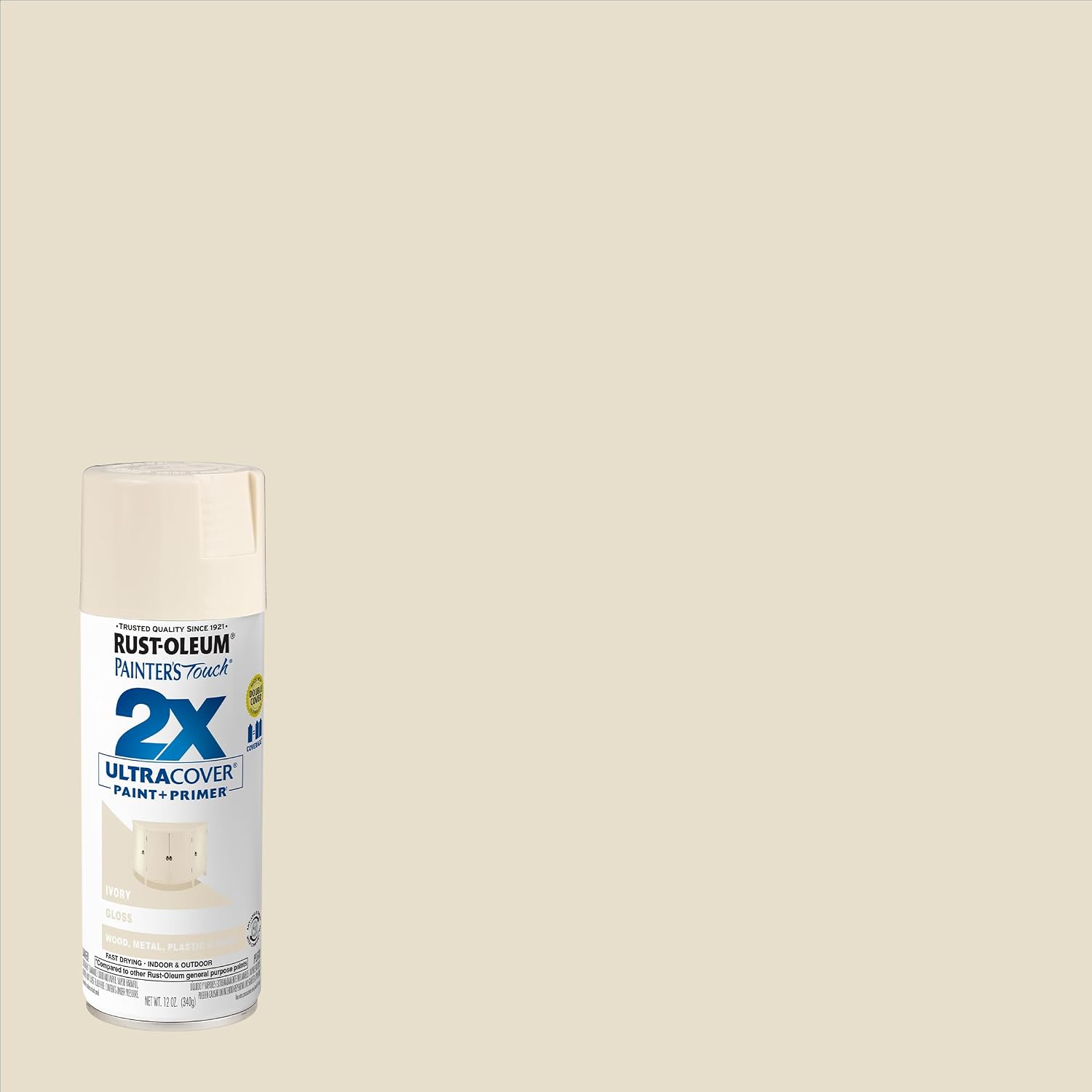 PINTURA EN SPRAY RUST-OLEUM PAINTER'S TOUCH 2X ULTRA COVER 12 OZ IVORY BRILLO PACK 6 - 2