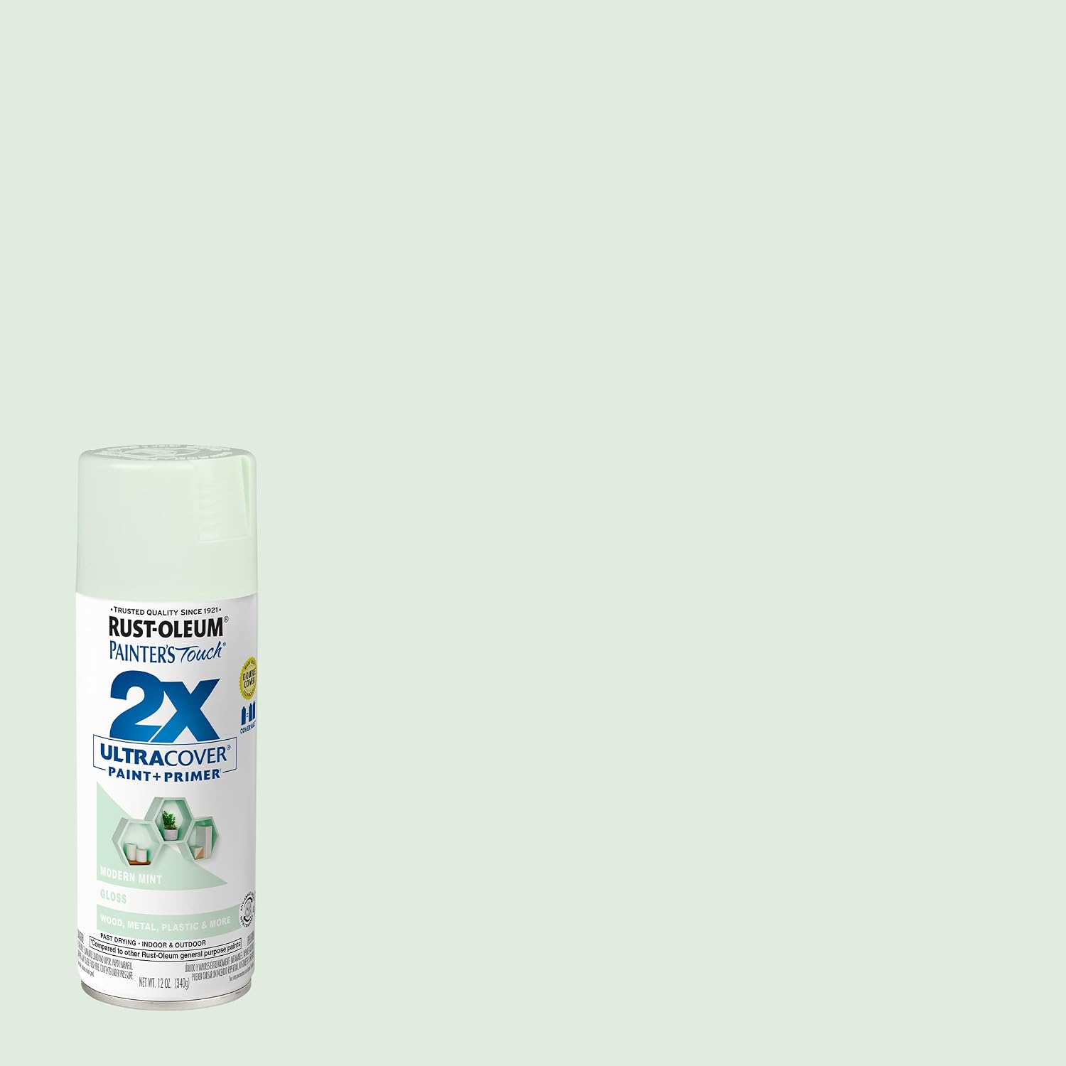 PINTURA EN SPRAY RUST-OLEUM PAINTER'S TOUCH 2X ULTRA COVER 12 OZ MENTA BRILLANTE PACK 6 - 2