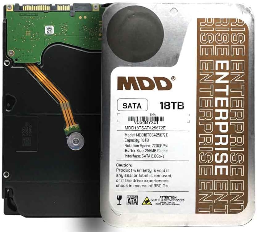 DISCO DURO INTERNO MDD MAXDIGITALDATA 18TB 7200 RPM 256MB CACHE SATA 3.5 PULGADAS - 1