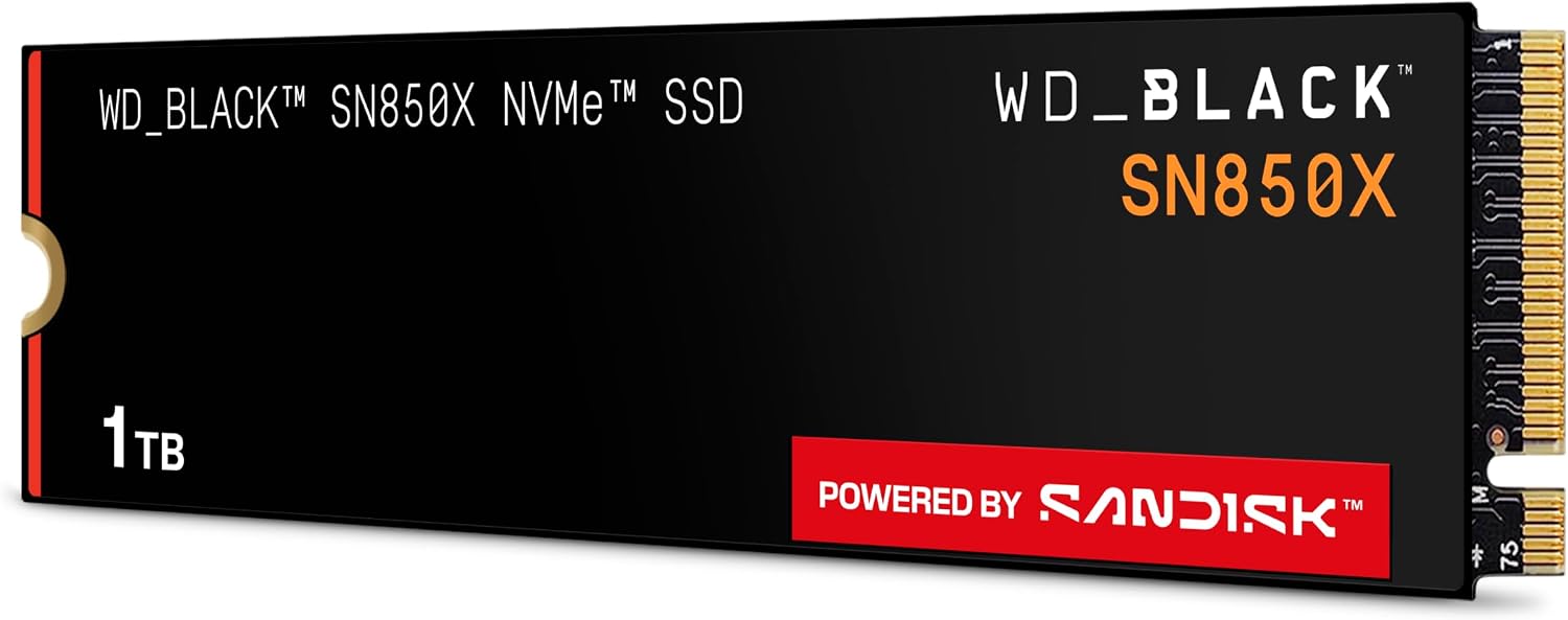 SSD NVME WD_BLACK SN850X 1TB M.2 2280 - 4