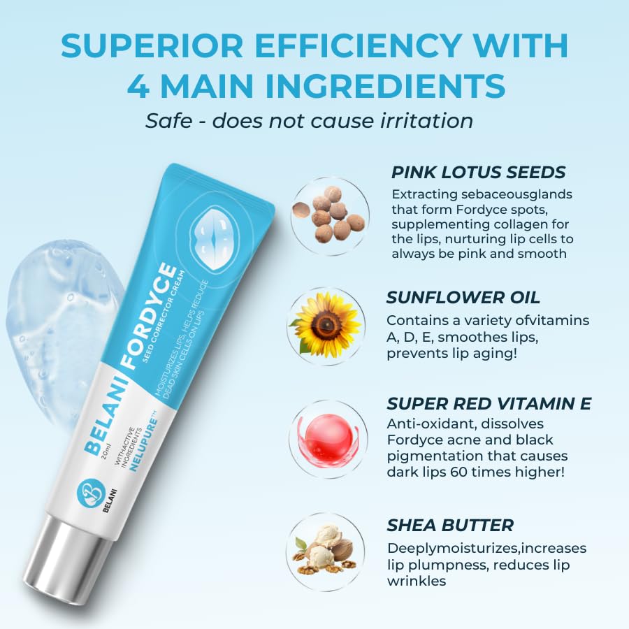 CREMA PARA LABIOS HVSUN BELANI FORDYCE 0.7 OZ - 4