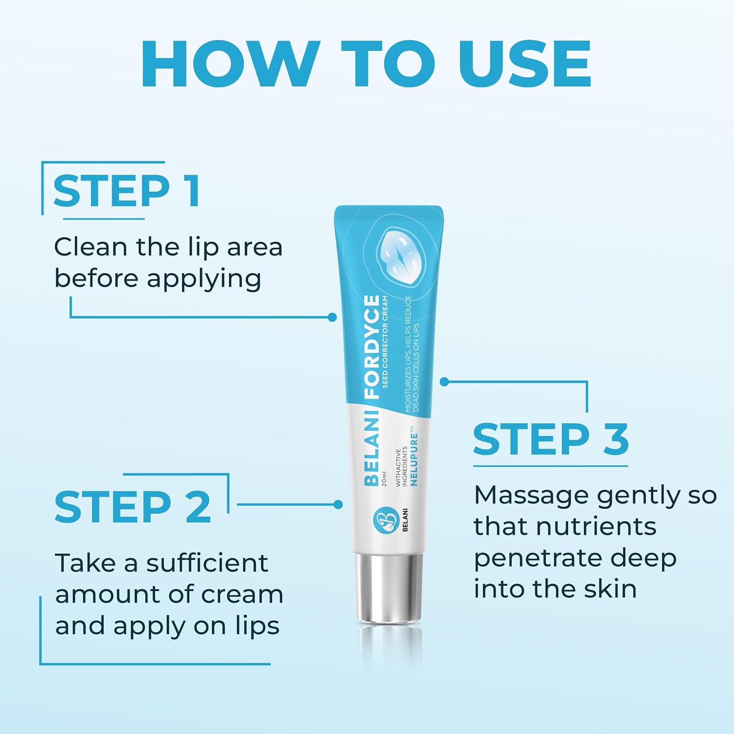 CREMA PARA LABIOS HVSUN BELANI FORDYCE 0.7 OZ - 5