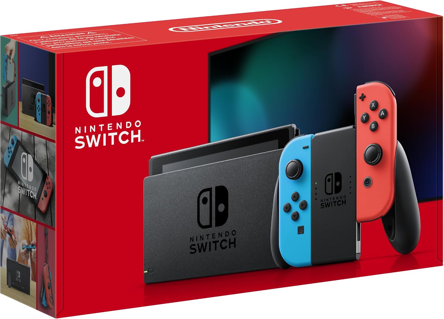 CONSOLA NINTENDO SWITCH PORTÁTIL 6.2' 32GB AZUL GRIS ROJO - 1