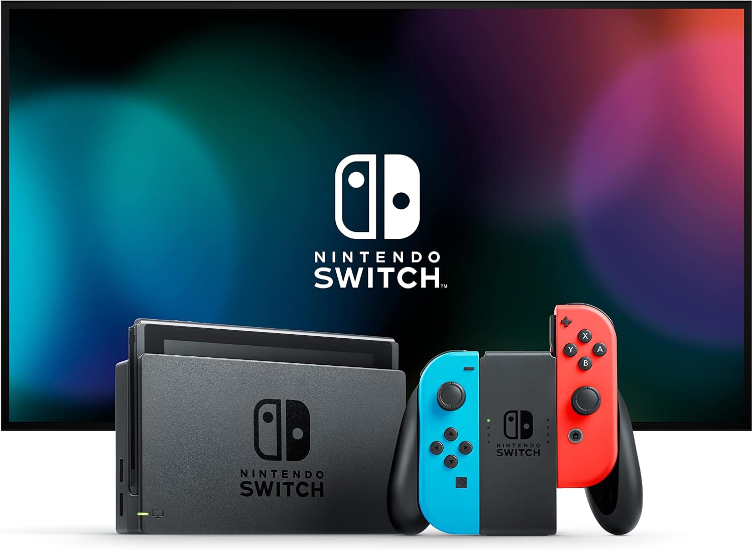 CONSOLA NINTENDO SWITCH PORTÁTIL 6.2' 32GB AZUL GRIS ROJO - 2
