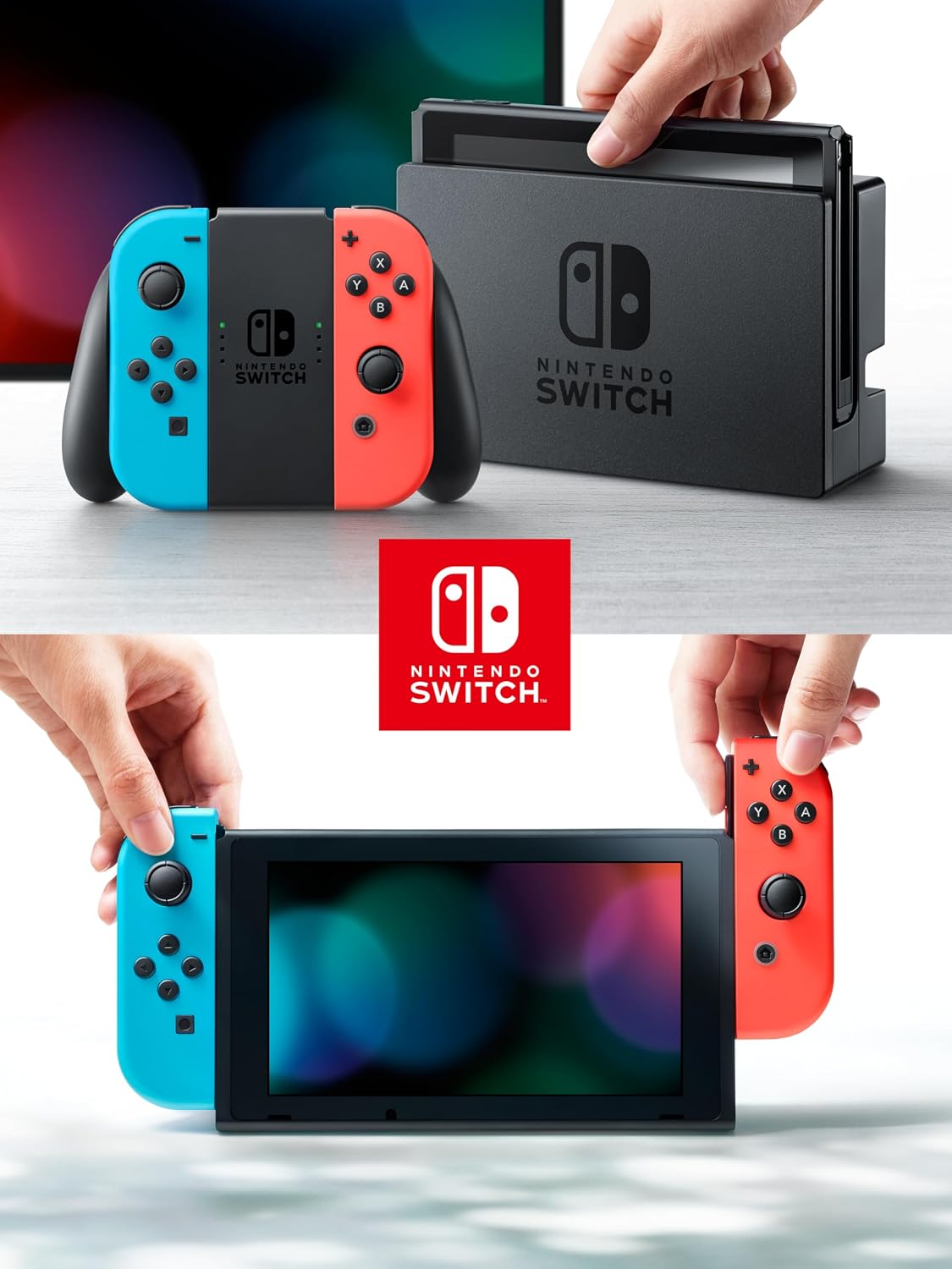 CONSOLA NINTENDO SWITCH PORTÁTIL 6.2' 32GB AZUL GRIS ROJO - 5