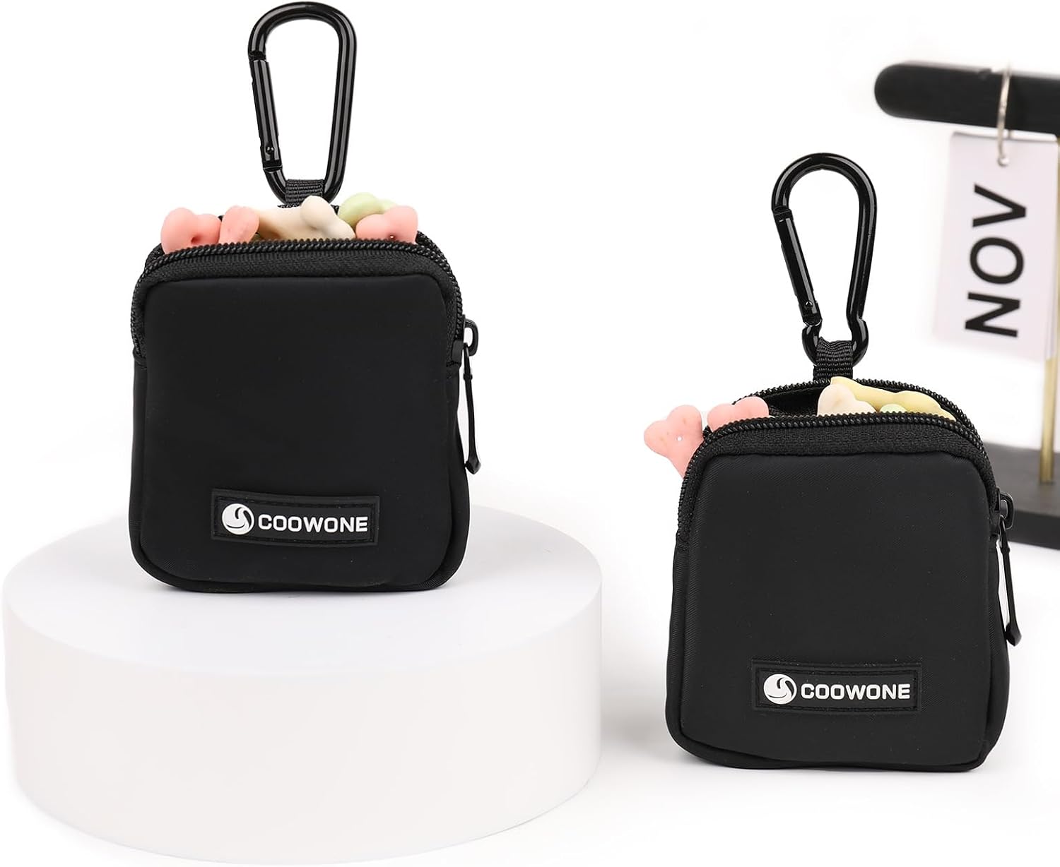 BOLSA PARA GOLOSINAS PARA PERROS COOWONE IMPERMEABLE 3.54X3.35 PULGADAS - 4