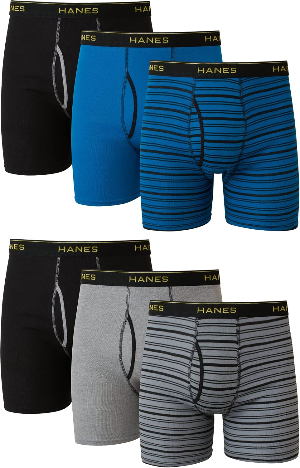 BOXER HANES PARA HOMBRE PACK ALGODÓN TRANSPIRABLE - 1