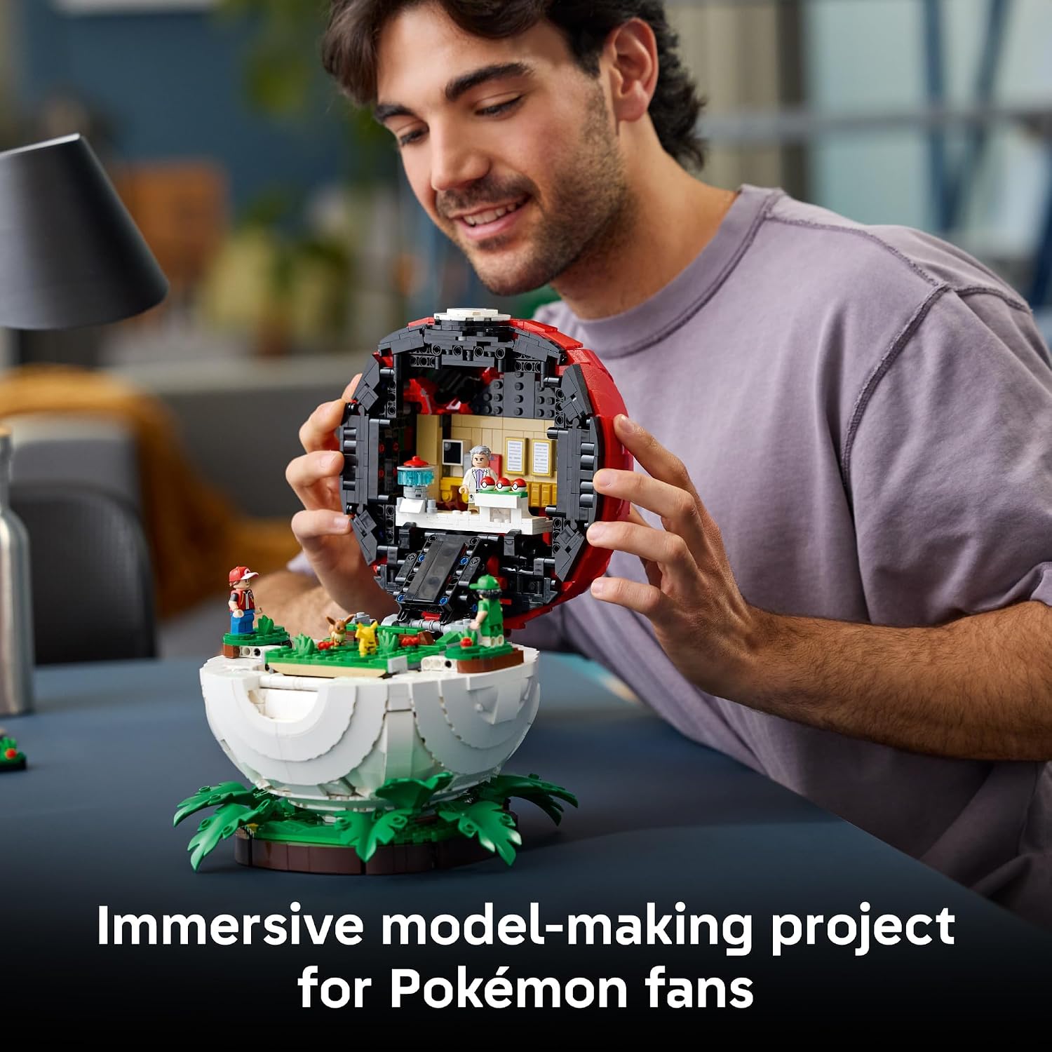 BLOQUES DE CONSTRUCCIÓN LEGO POKÉMON ICONIC TRAINER MOMENTS POKÉ BALL 72154 - 3