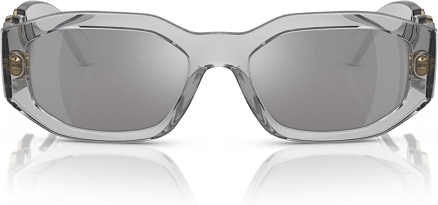 LENTES DE SOL VERSACE MAN MARCO NEGRO LENTES GRIS OSCURO 53MM - 4