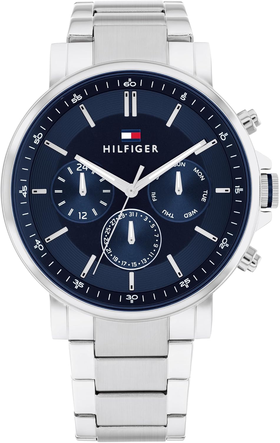 RELOJ DE PULSERA TOMMY HILFIGER PARA HOMBRE 44 MM CUARZO MULTIFUNCIÓN ACERO INOXIDABLE - 1