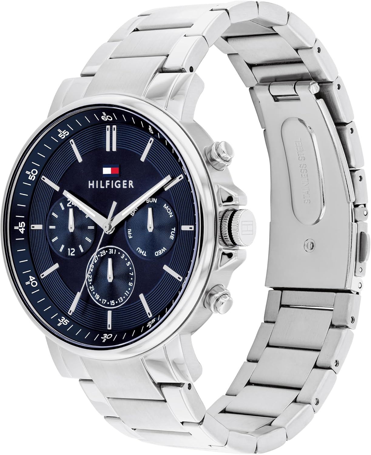 RELOJ DE PULSERA TOMMY HILFIGER PARA HOMBRE 44 MM CUARZO MULTIFUNCIÓN ACERO INOXIDABLE - 2