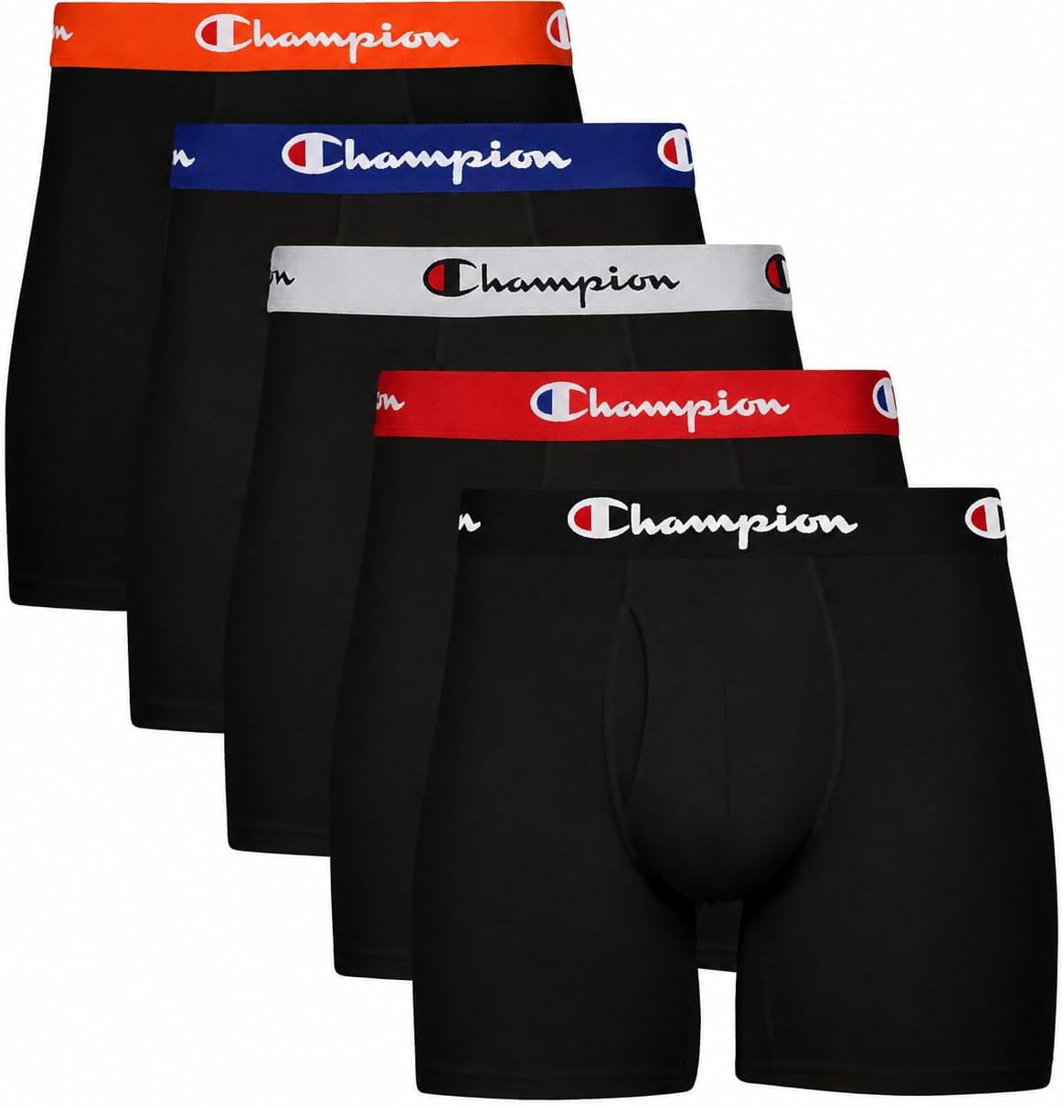 BOXERS PARA HOMBRE CHAMPION EVERYDAY COTTON STRETCH 5 UNIDADES - 1