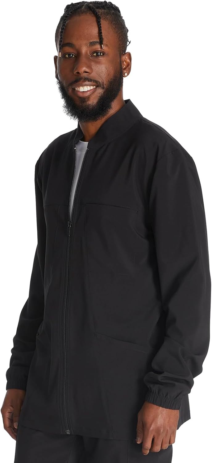 CHAQUETA PARA HOMBRE DICKIES DK342 CON CREMALLERA Y 3 BOLSILLOS NEGRA - 5